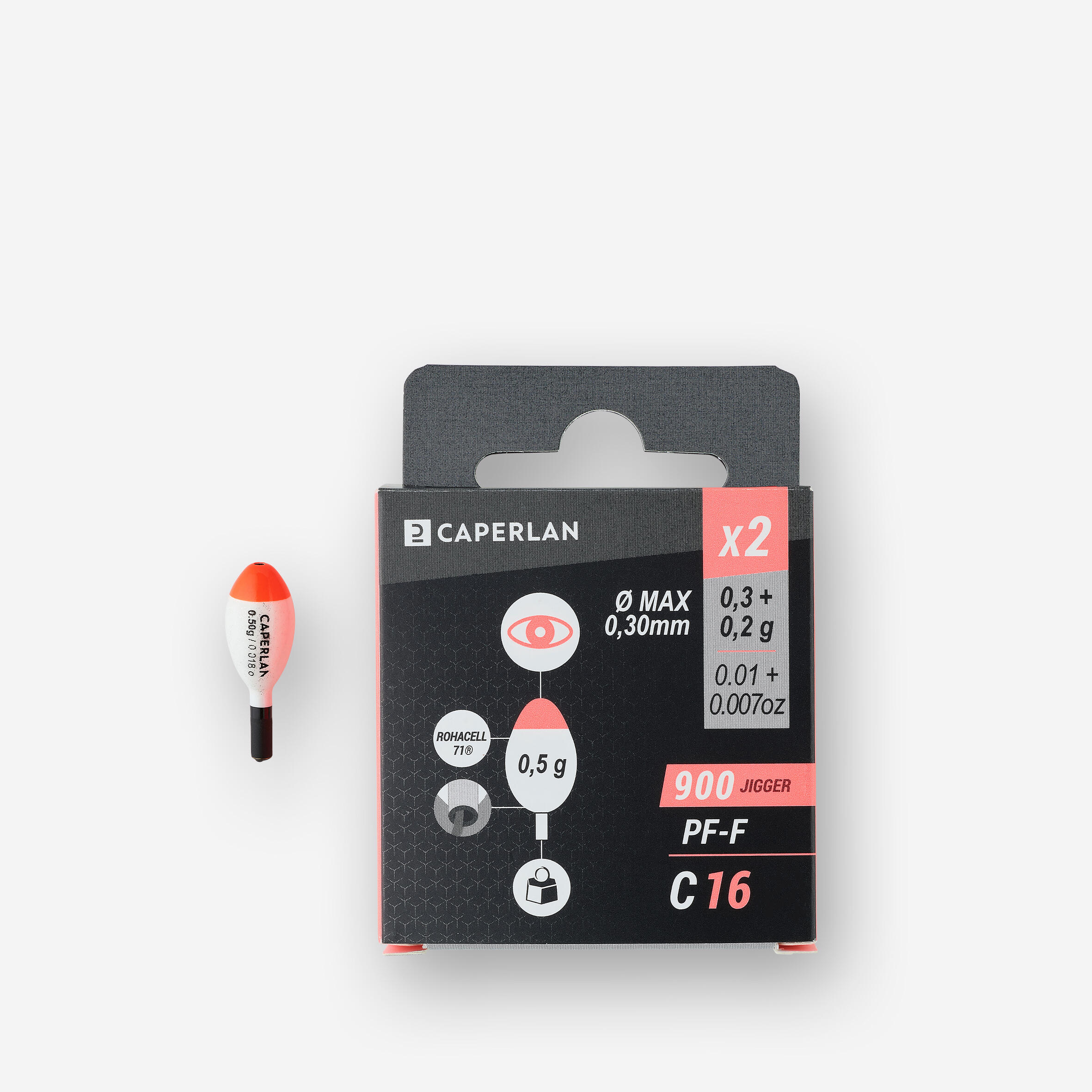 2 spławiki Jigger PF F900 C16