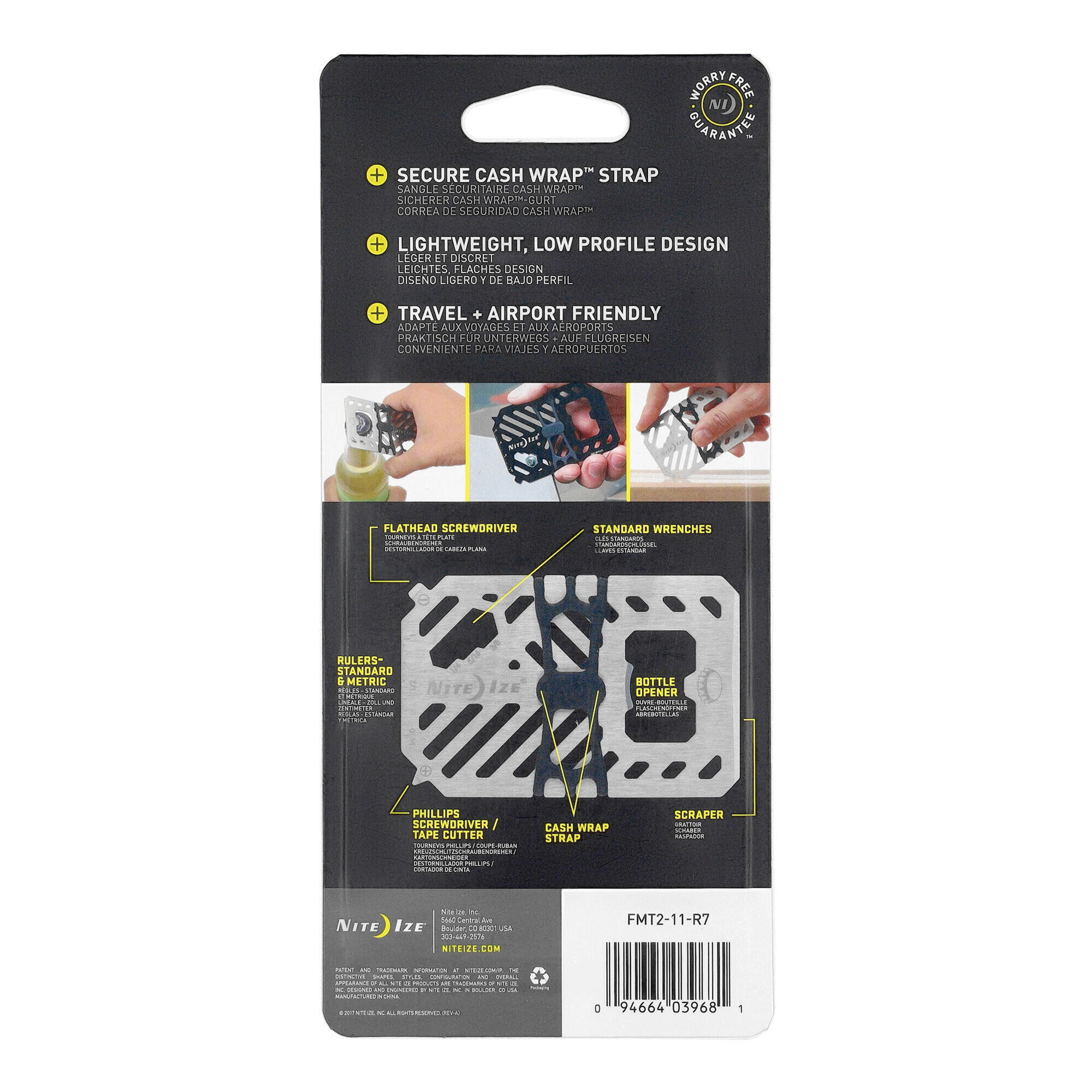 Multitool Nite Ize FinancialTool Multi Tool Wallet - steel