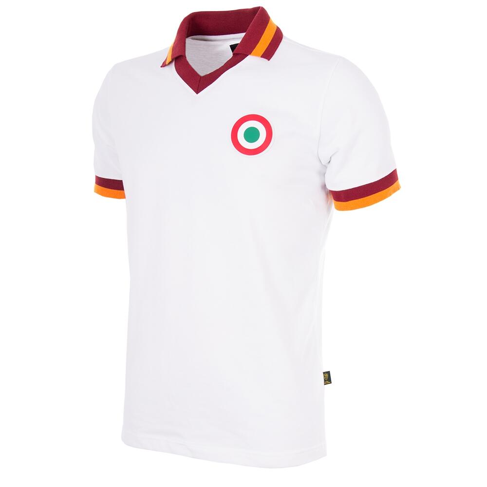 Koszulka retro piłkarska dla dorosłych - AS Roma 1980-81 Wyjazdowa - Biała