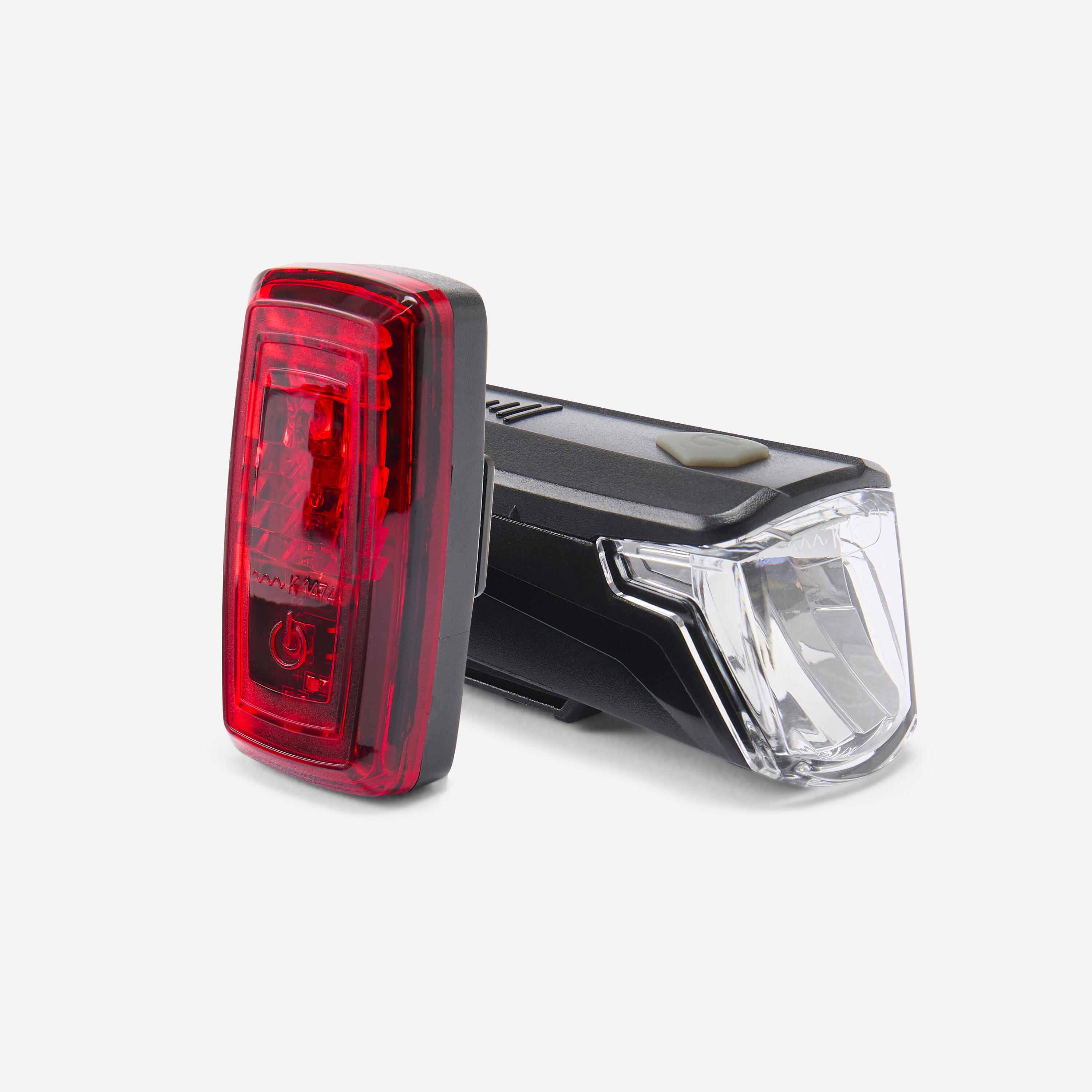 Zestaw lampek rowerowych Elops ST 110 przednia i tylna na baterie