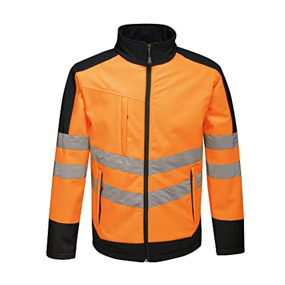 Kurtka Softshellowa Unisex Dla Dorosłych HiVis Odblaskowy Materiał