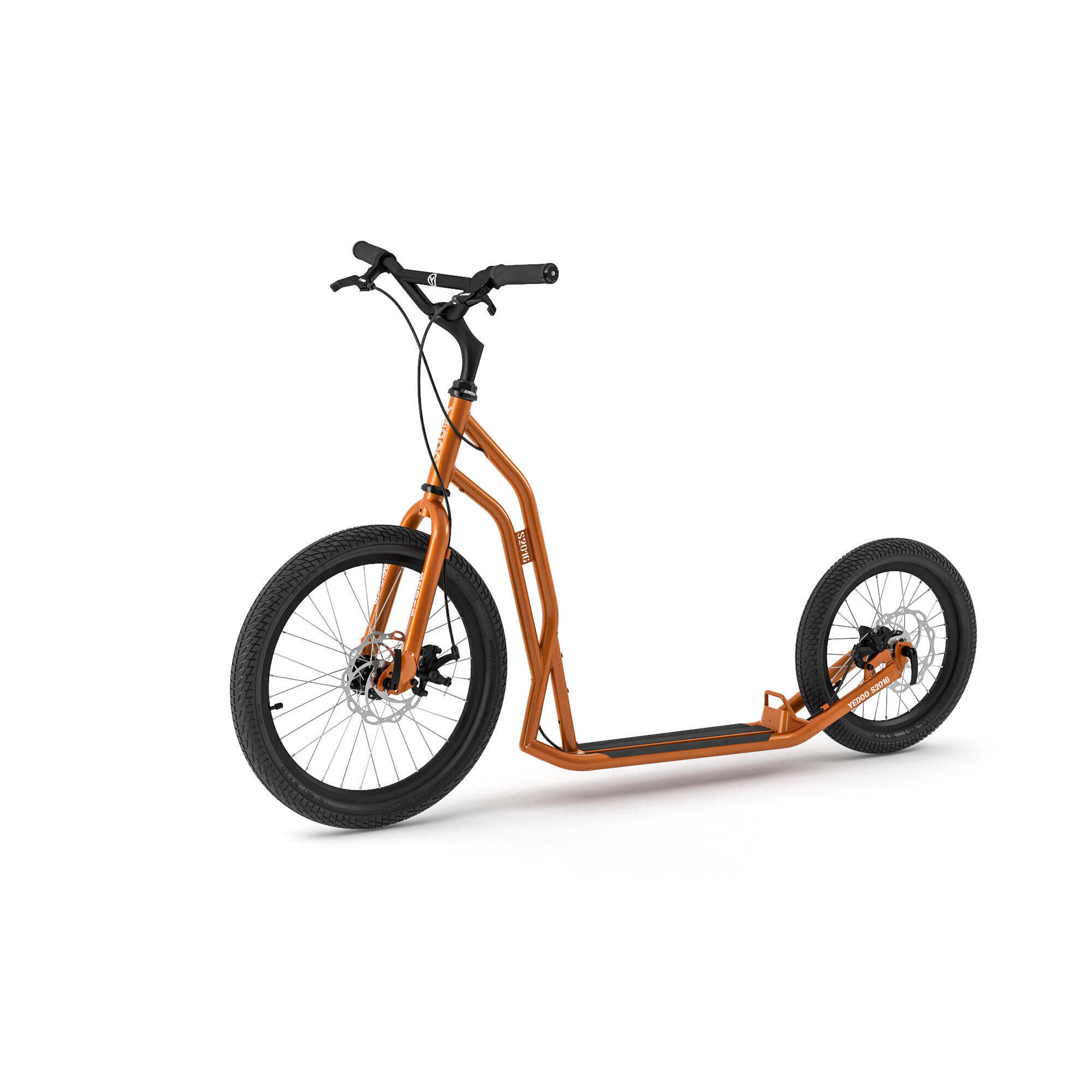 Hulajnoga Yedoo S2016 Disc z hamulcami tarczowymi pomarańczowa