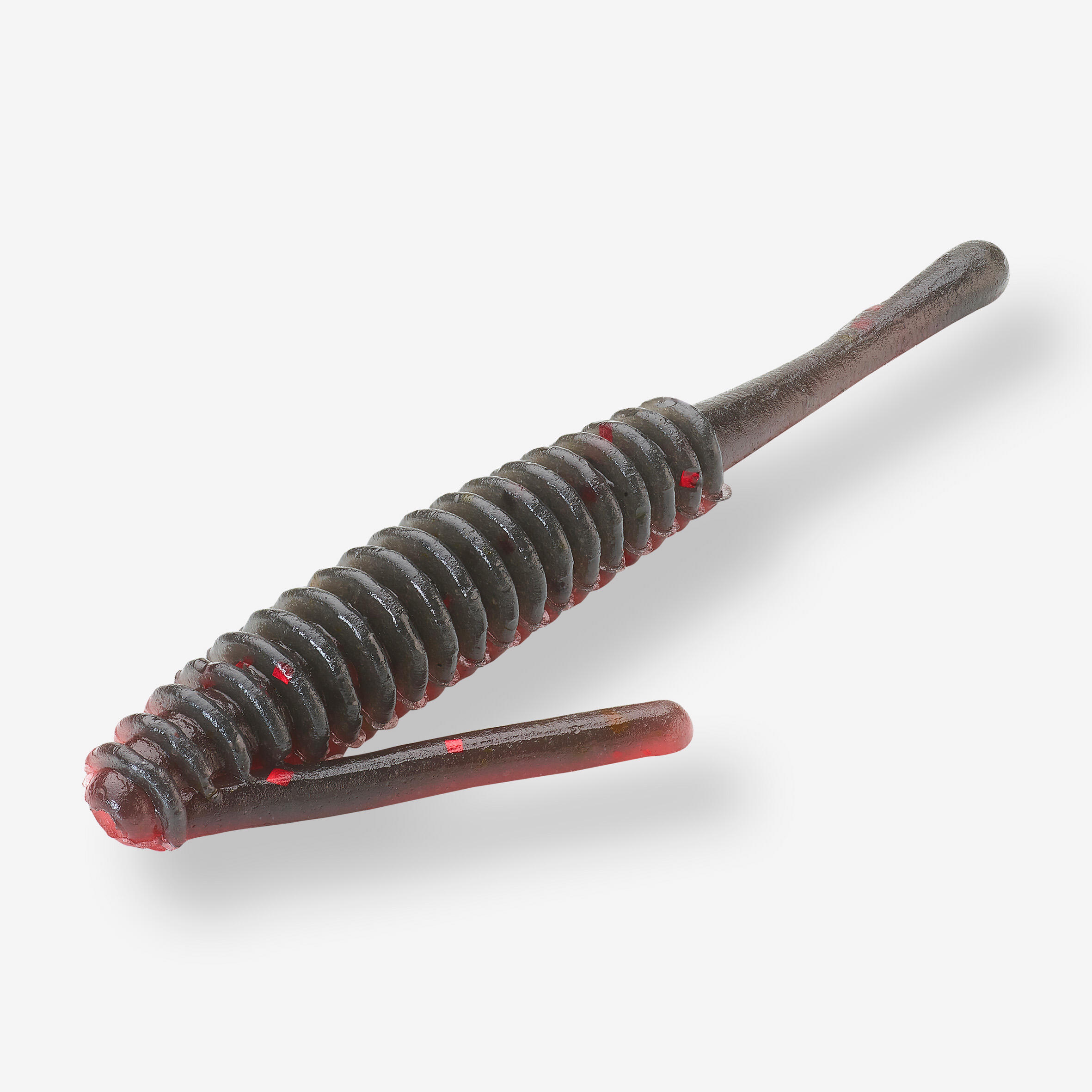 Przynęta miękka Kick Ringer 3" 7,5 cm black & red x 15 sztuk