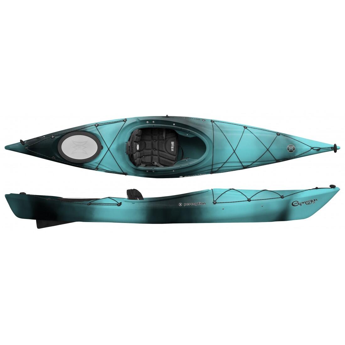 Kajak jednoosobowy do pływania turystyczny Perception Expression 11
