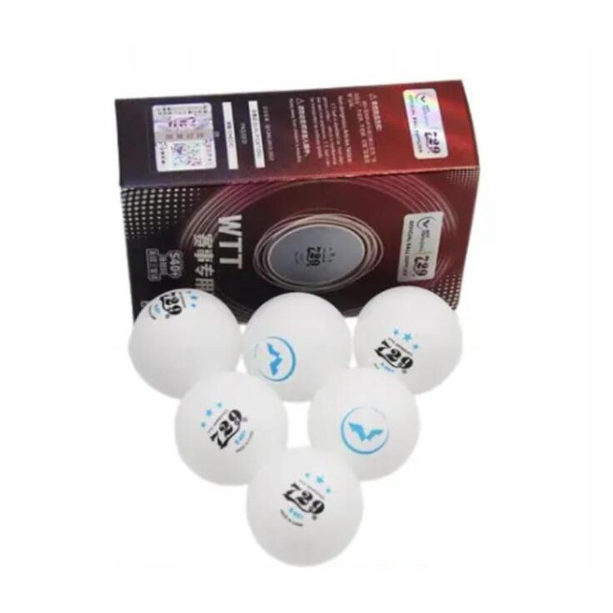 PIŁECZKI do TENISA STOŁOWEGO ping ponga FRIENDSHIP 729 3*** 6 szt. WTT