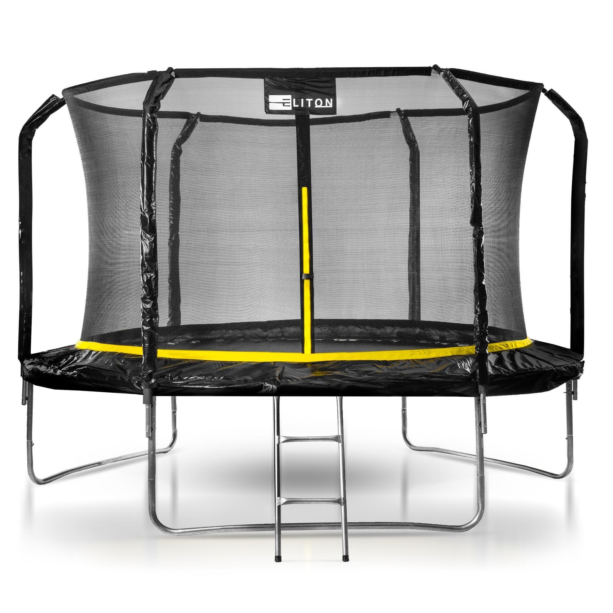 Trampolina ogrodowa z siatką wewnętrzną Premium 312cm 10ft Eliton Corciano