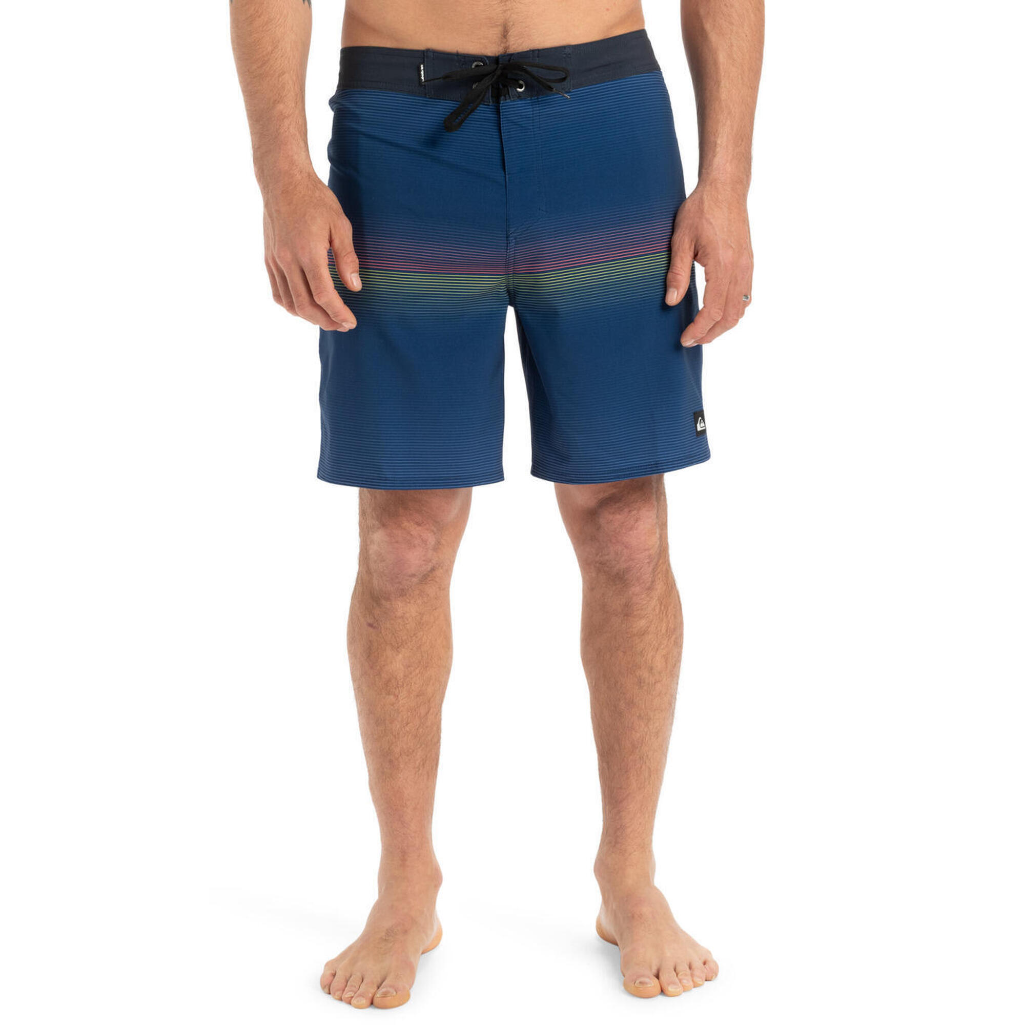 Spodenki boardshort dla Mężczyzn SURFSILK STRAIGHT LEG 18" Niebieski