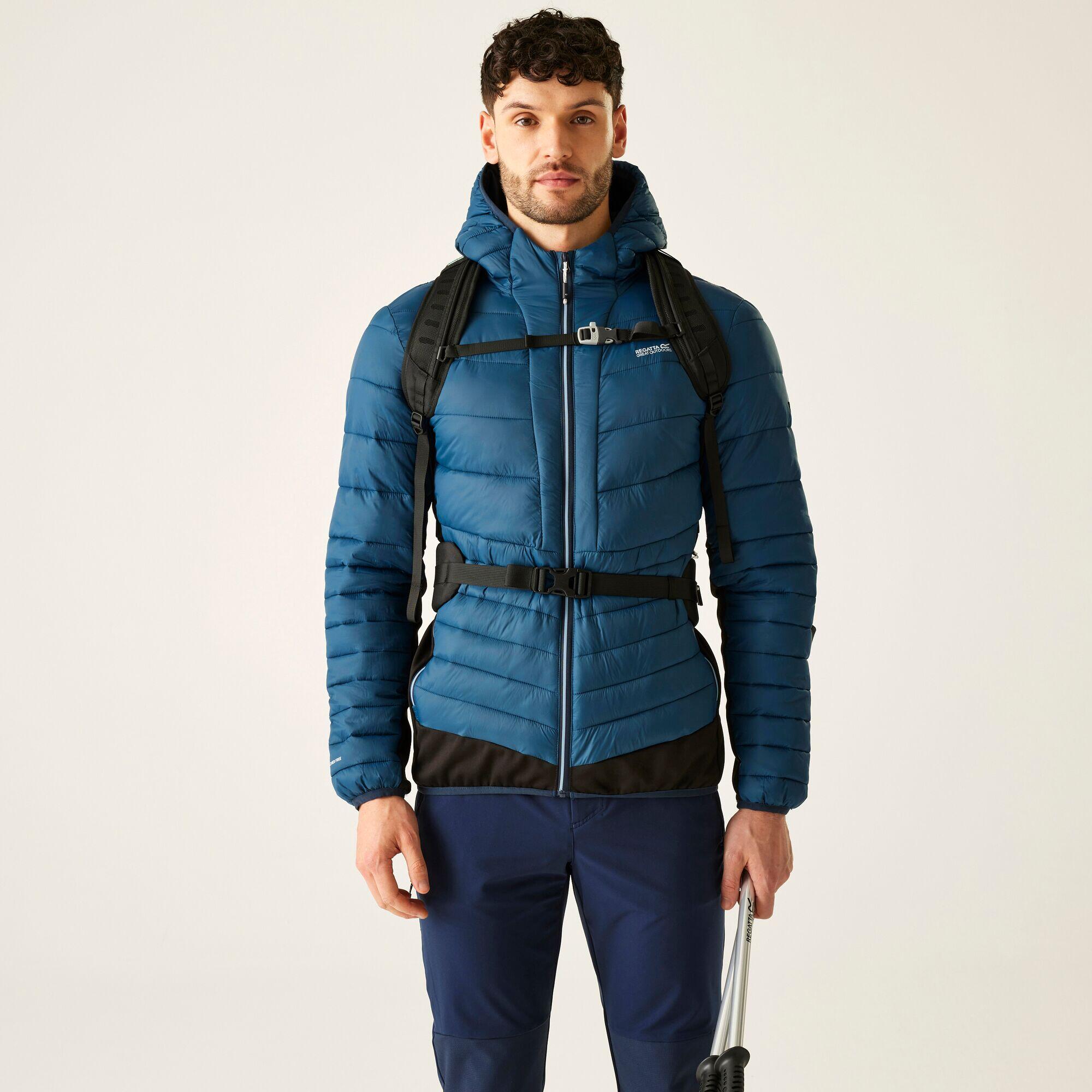 Kurtka męska hybrydowa Leedre z kapturem