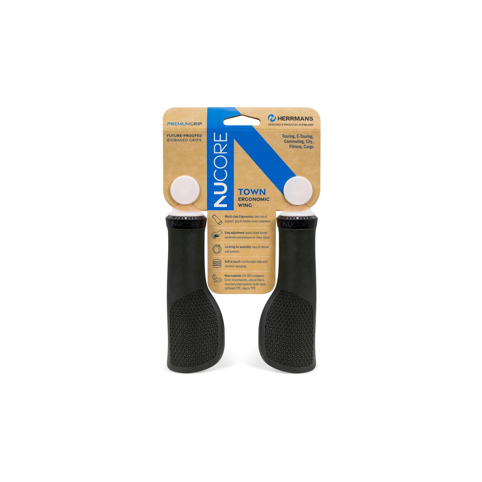 Uchwyty Nucore Grip Town Peak 130Mm Czarne