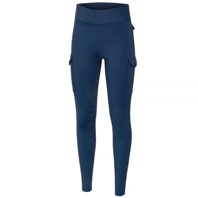 Legginsy jeździeckie damskie EQUESTRIAN QUEEN Greenwich 24SS z pełnym lejem