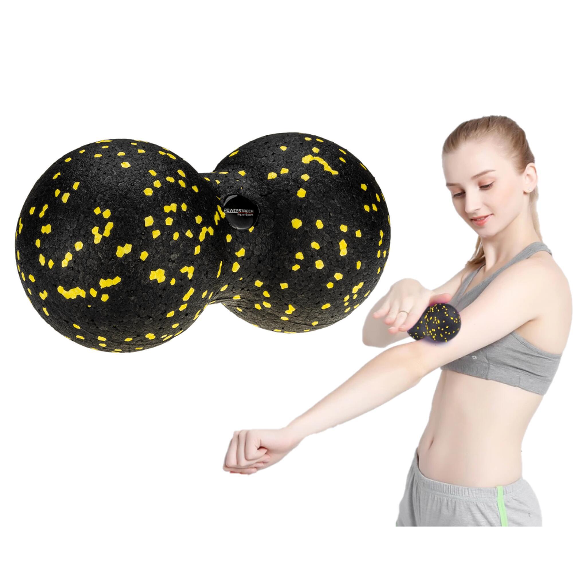 Piłka do masażu roller Aqua-Sport Powerstretch DuoBall