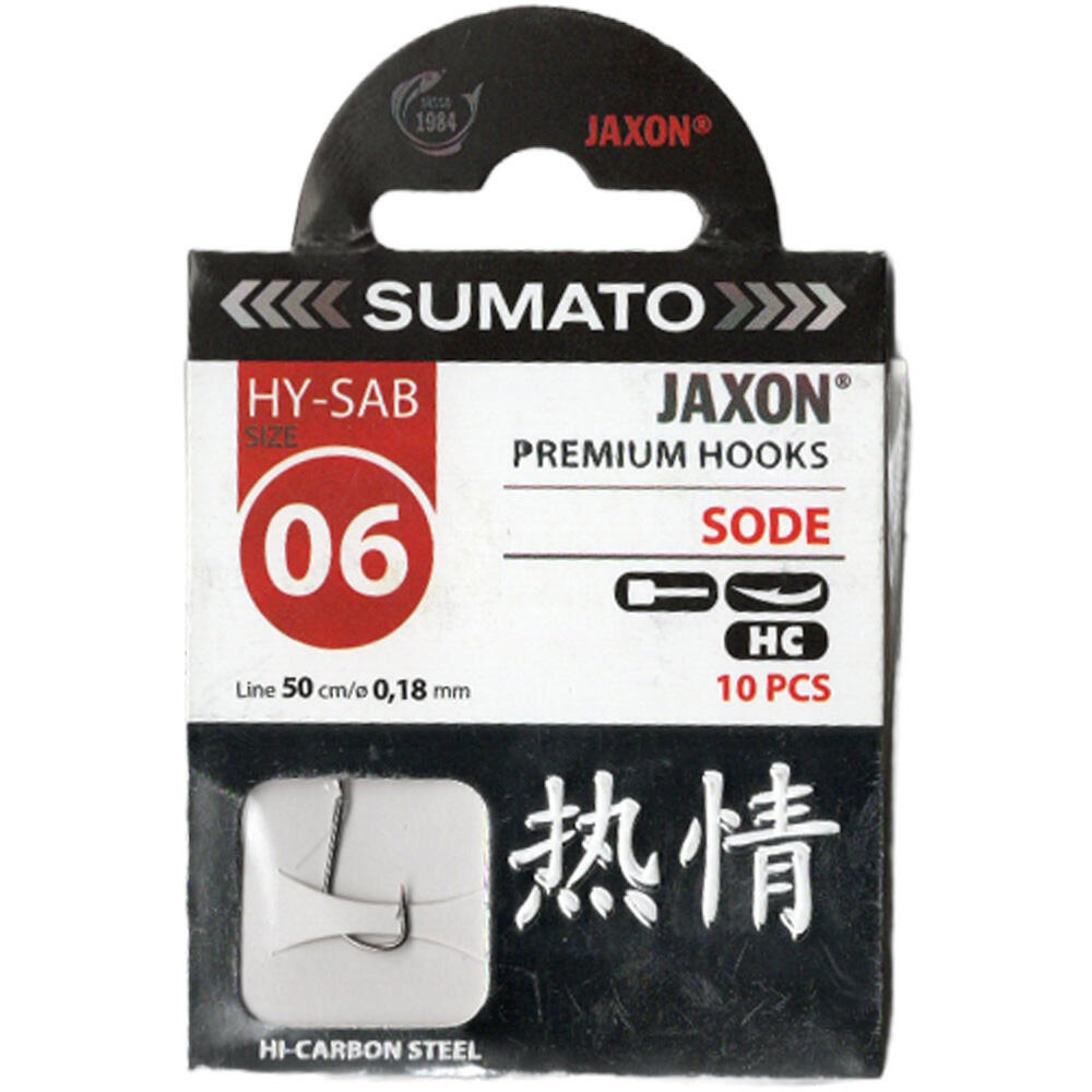Przypon Jaxon Sumato SODE #6 0,18 czarne 10szt