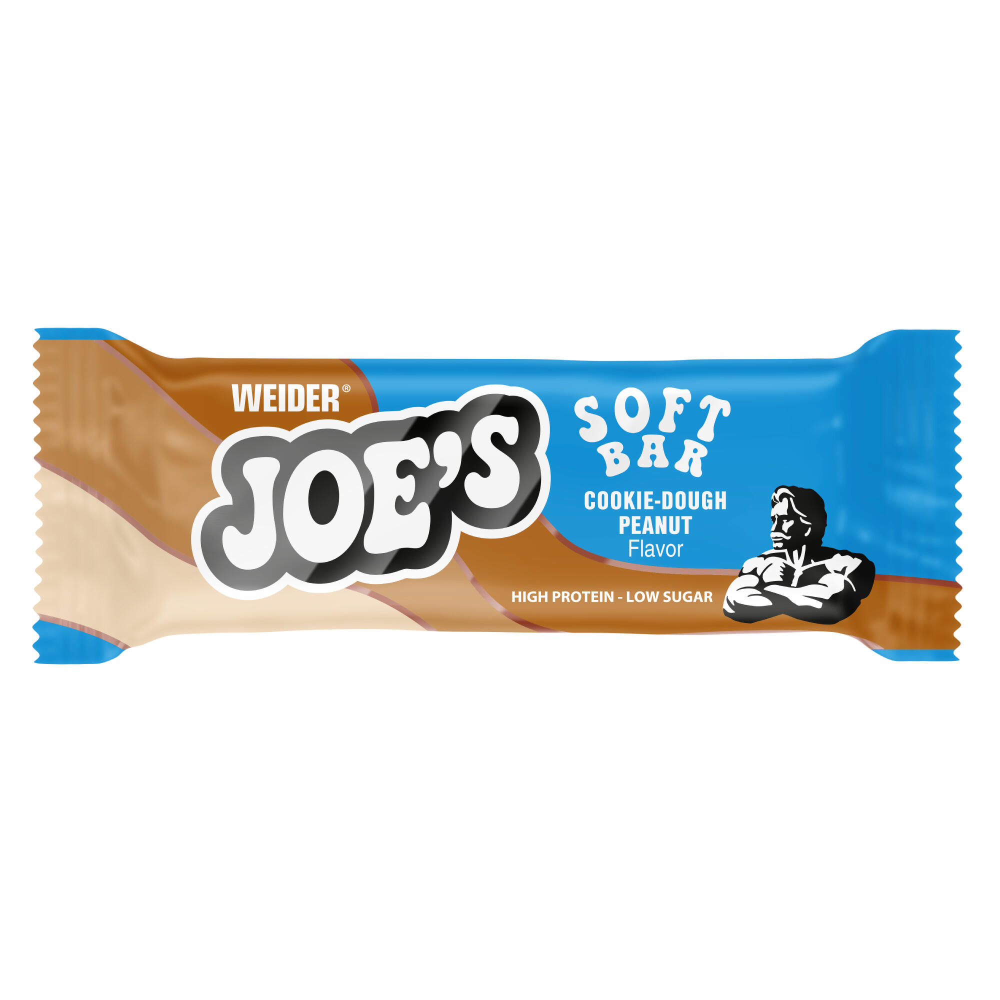 Baton białkowy o smaku ciasteczek i orzeszków ziemnych, Joe's Soft Bar 50 g