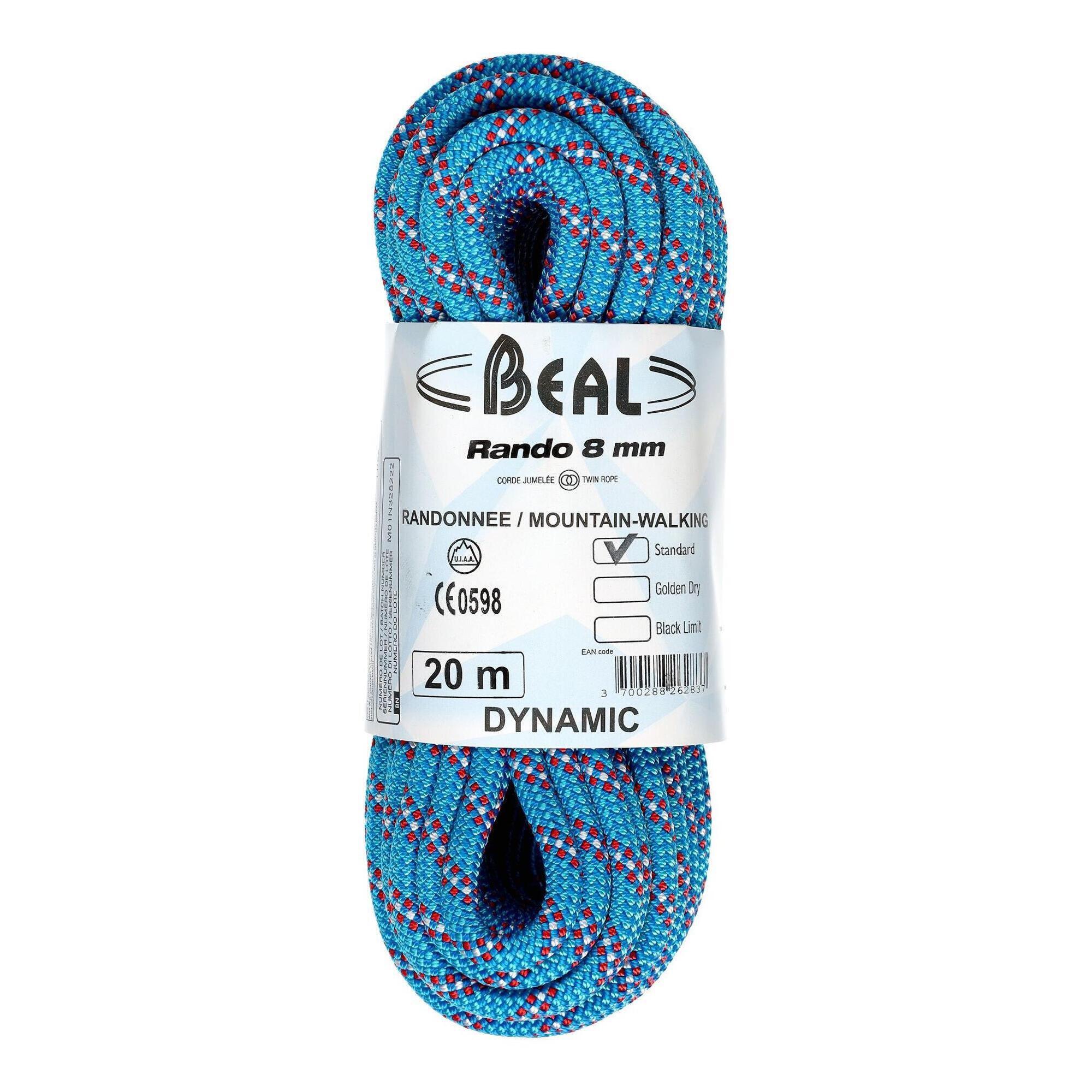 Lina dynamiczna Beal Rando 8 mm 20 m