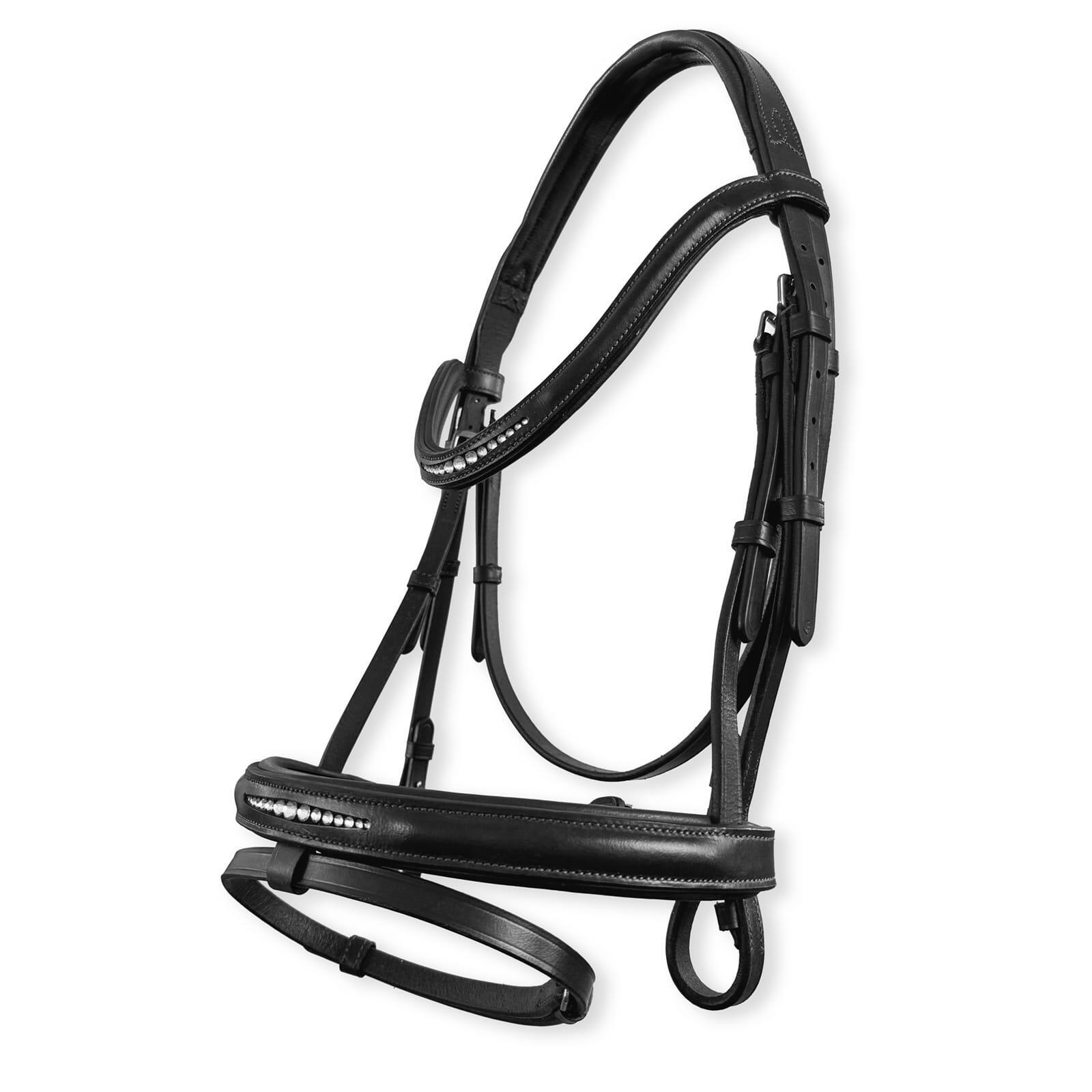 Ogłowie Armonia czarna skóra JD ATTACK