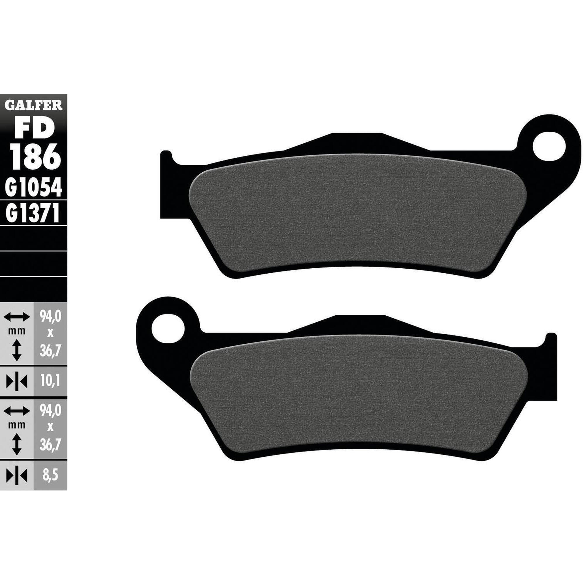 Klocki hamulcowe Galfer FD186 G1054 Organiczne