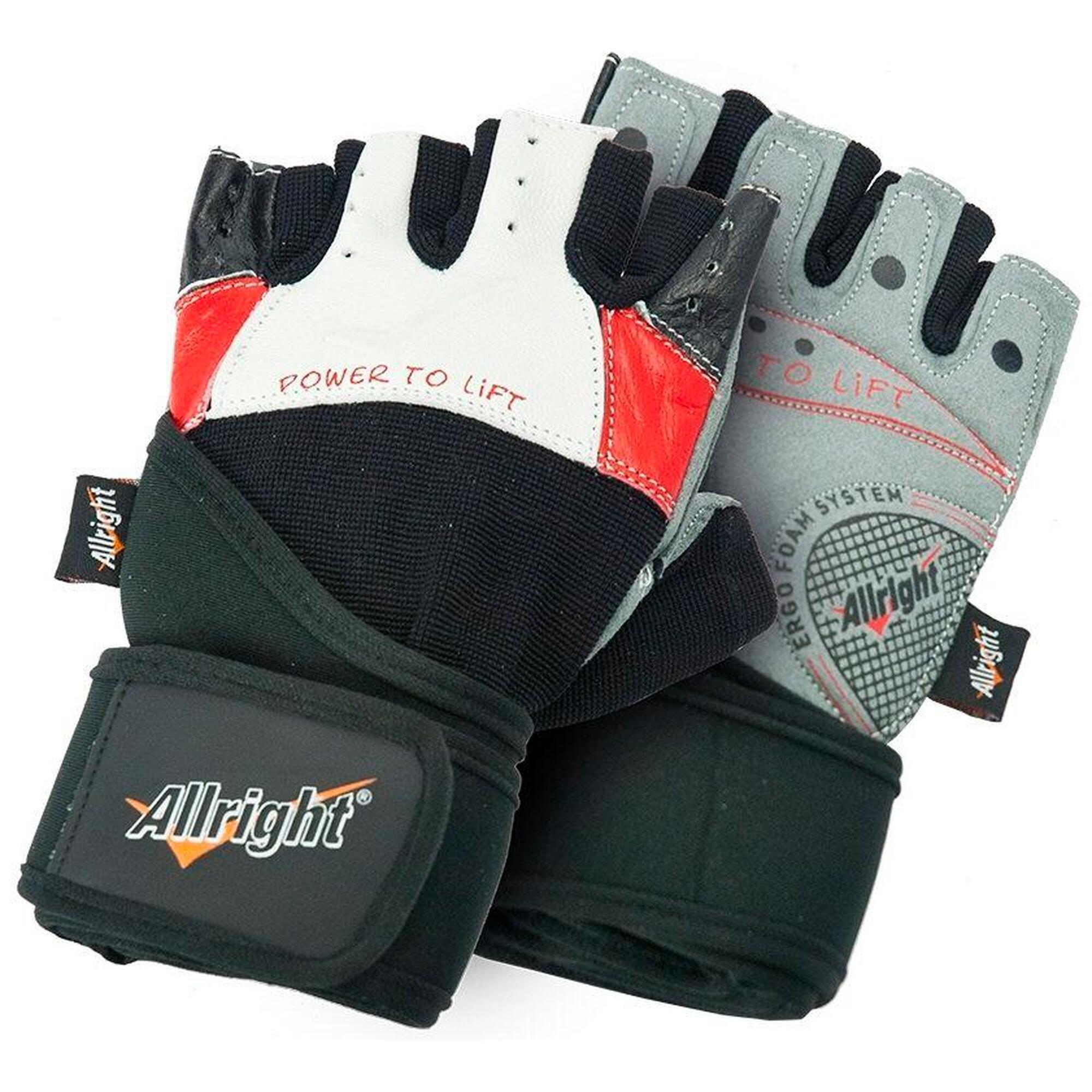Rękawiczki kulturystyczne uniseks Allright Power