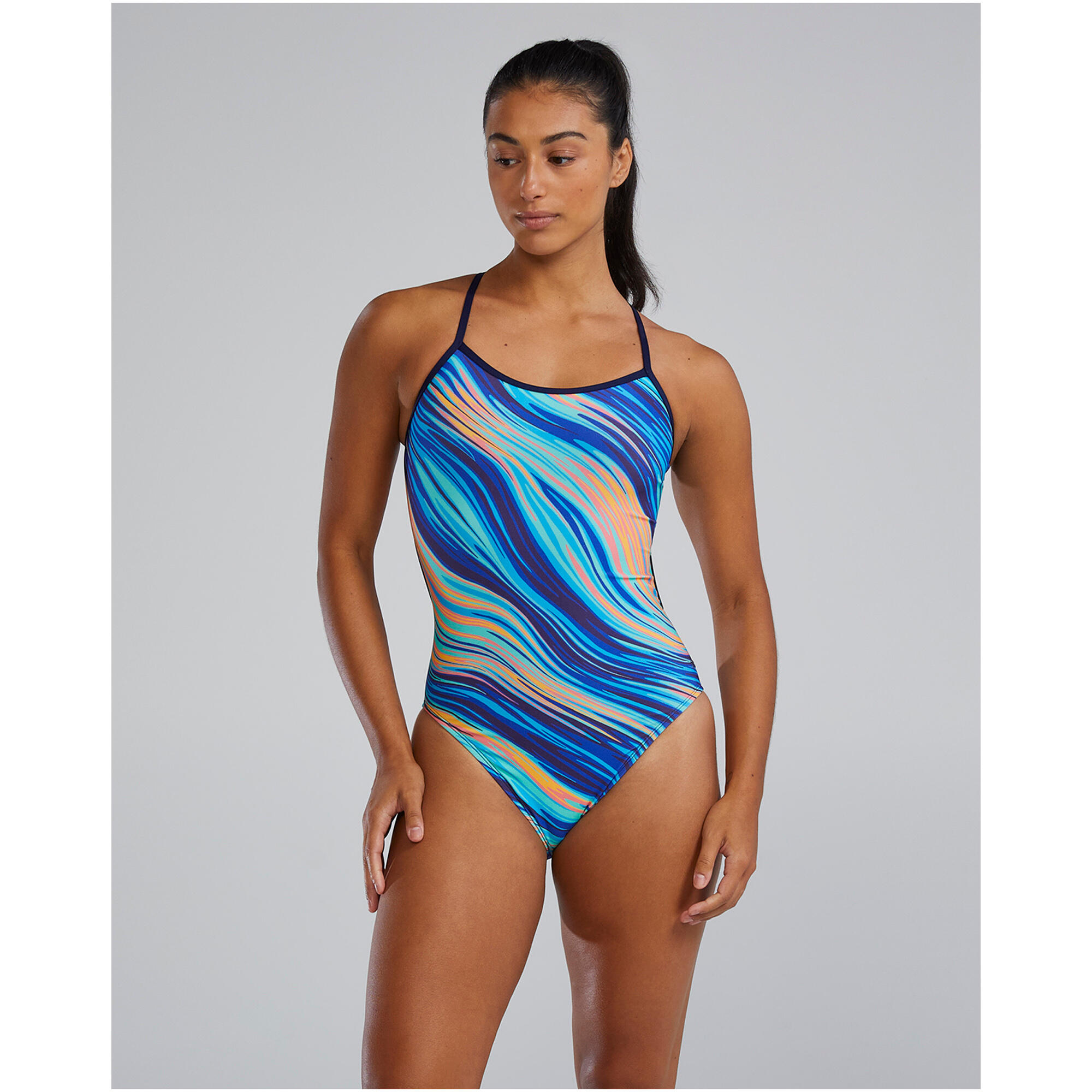 Strój pływacki damski TYR Trinityfit Swimsuit - Riptidal
