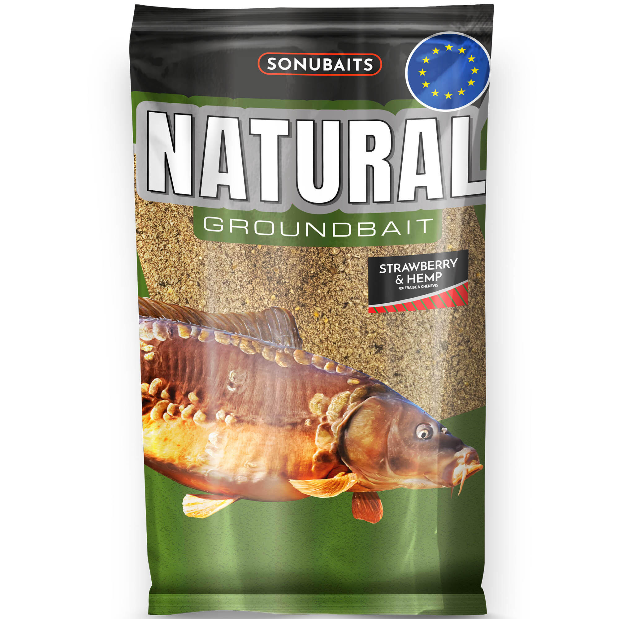 Zanęta Sonubaits Natural Strawberry & Hemp 1Kg