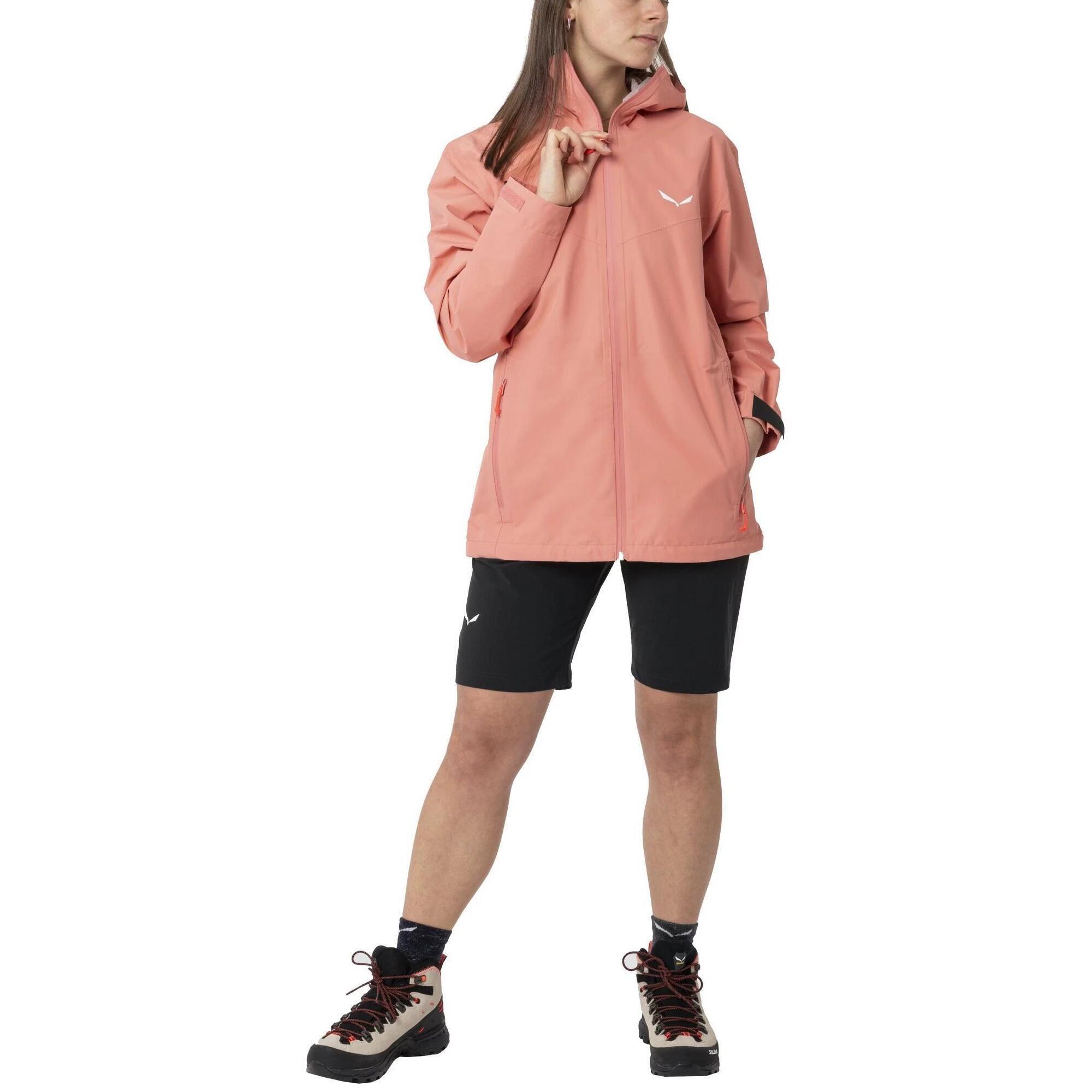 Kurtka przeciwdeszczowa turystyczna damska Salewa Puez 2.5L PTX Jacket W