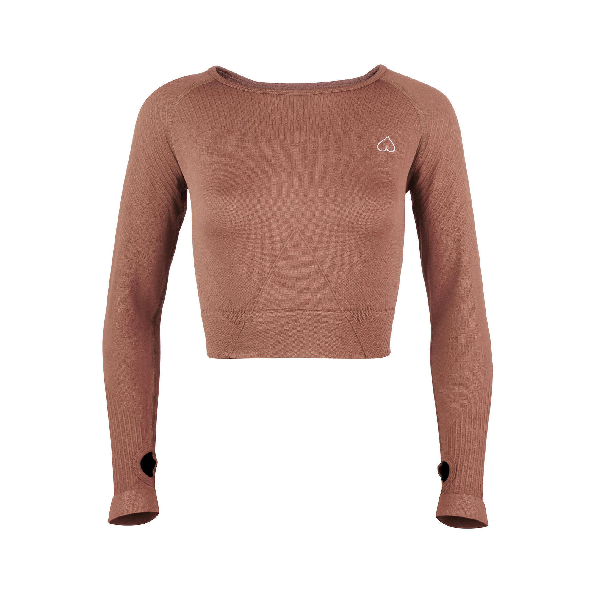 Longsleeve fitness damski Beshaped Femme Force bezszwowy