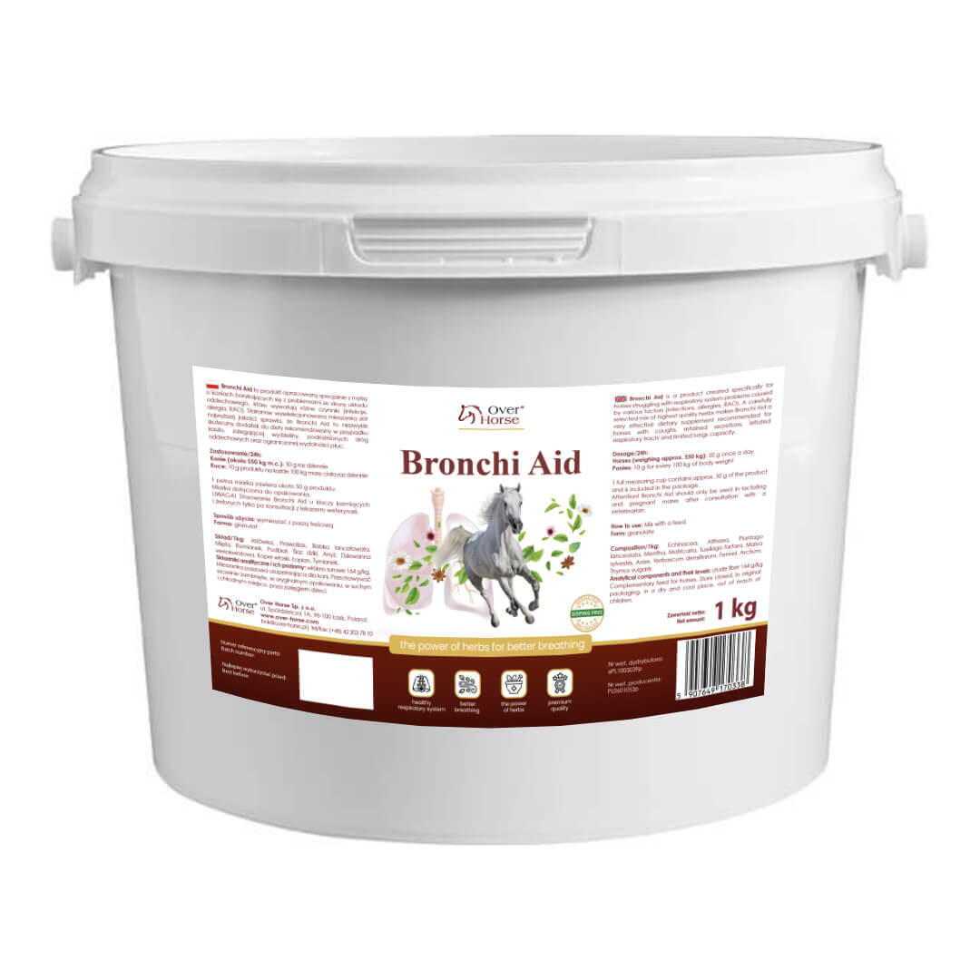 Bronchi Aid - suplement na kaszel dla koni 1 kg