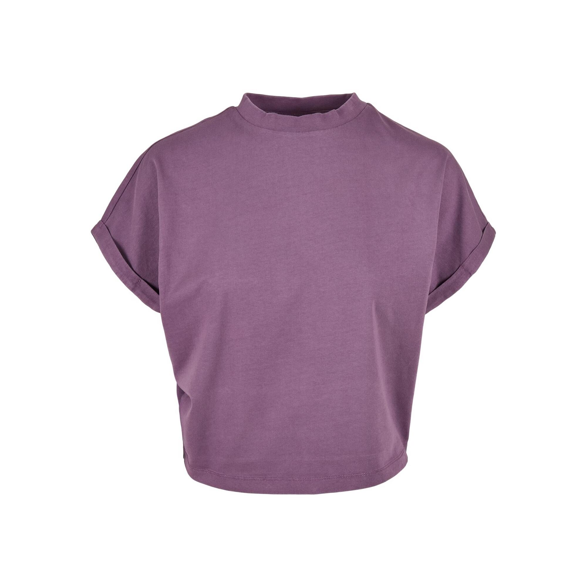 Damska Koszulka Z Krótkim Rękawem Barwiona Pigmentem