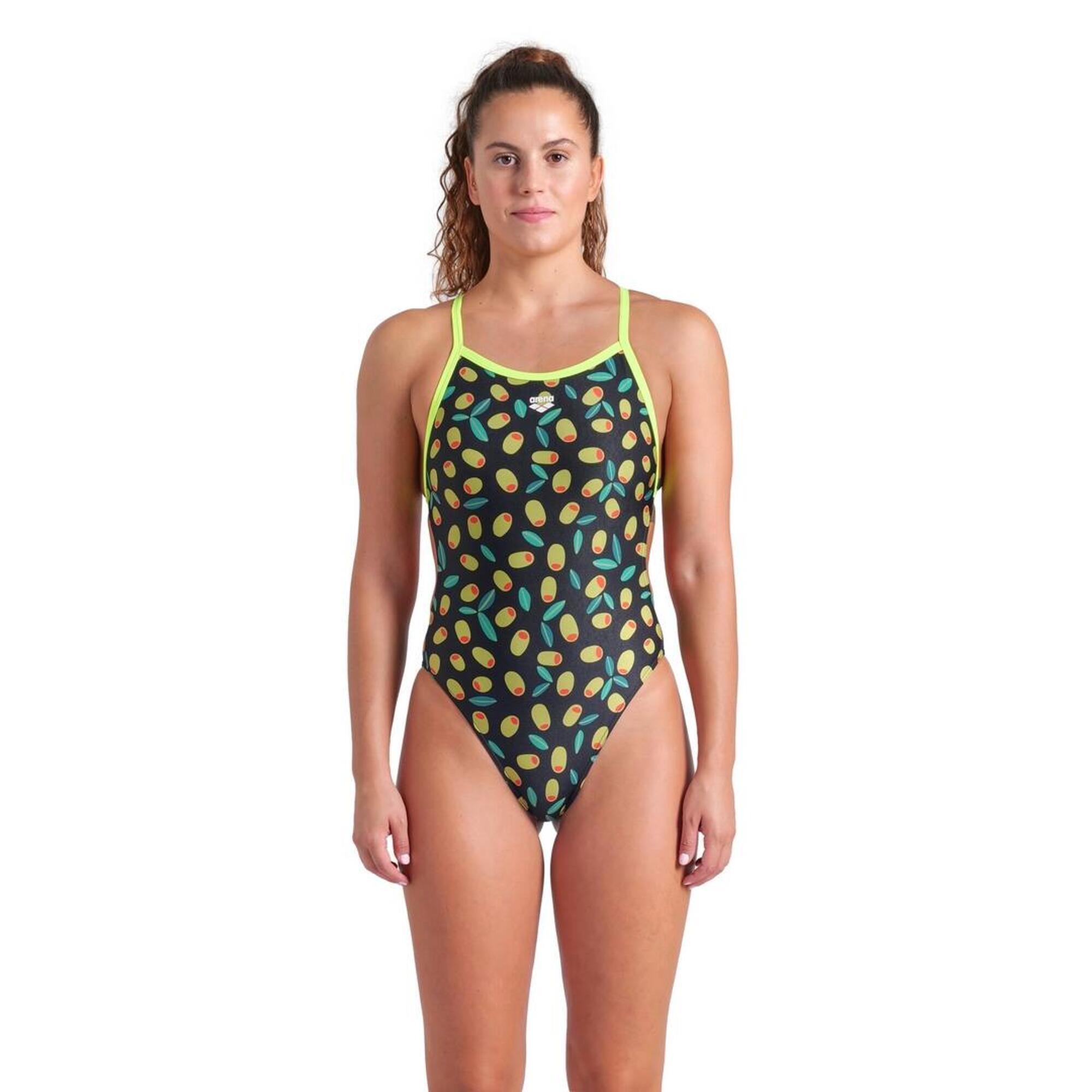 Strój Kąpielowy Damski Arena Olives Swimsuit Xcriss