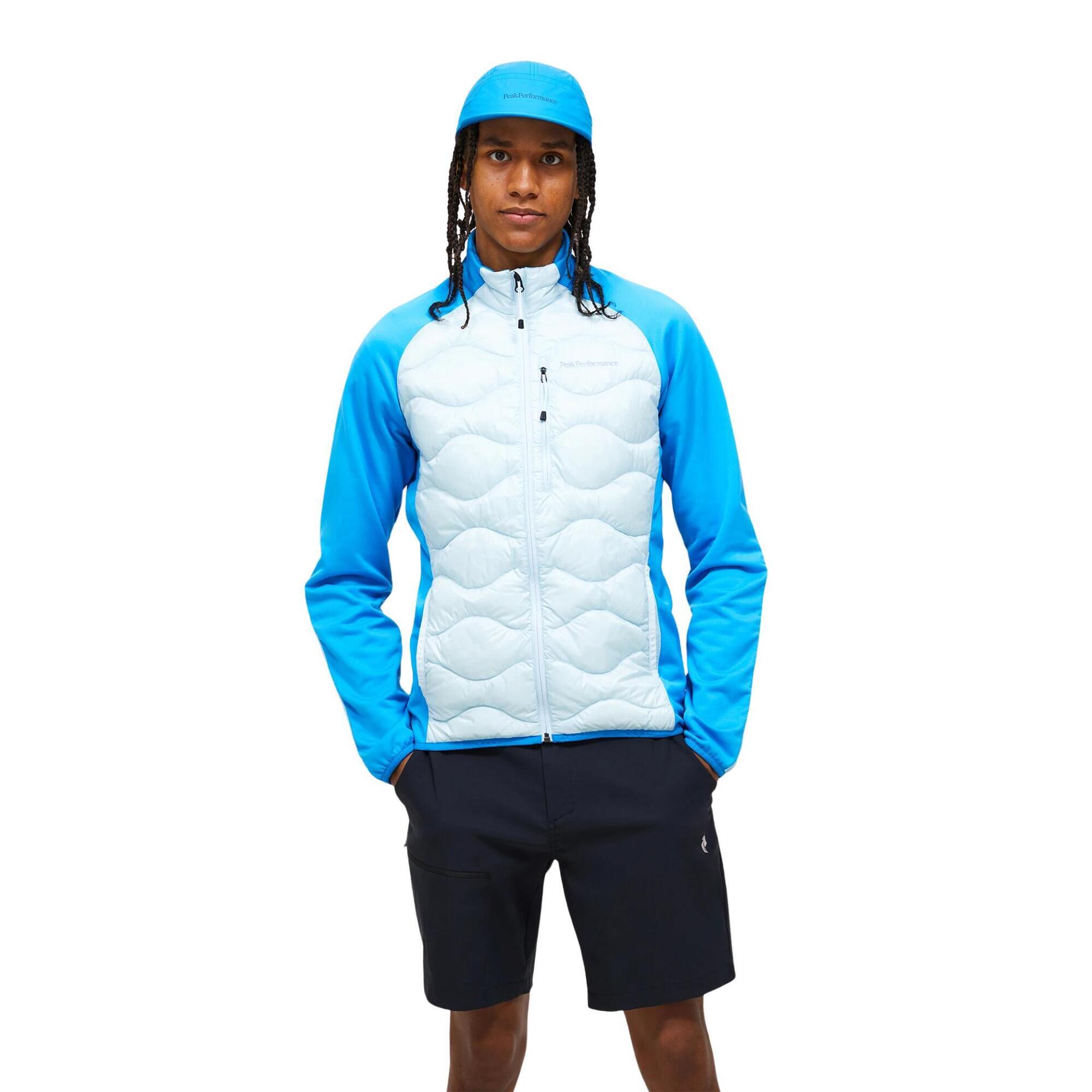 Kurtka Peak Performance puchowa męska Helium Down Hybrid Jacket niebieska - XXL