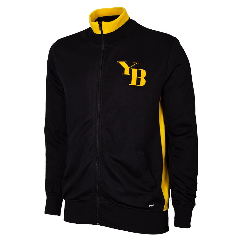 Kurtka/bluza piłkarska retro dla dorosłych BSC Young Boys 1970 - Czarna