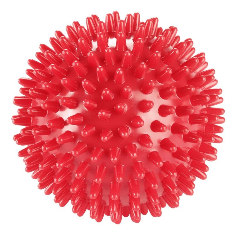 Piłka masująca z wypustkami Trendy 9 cm czerwona
