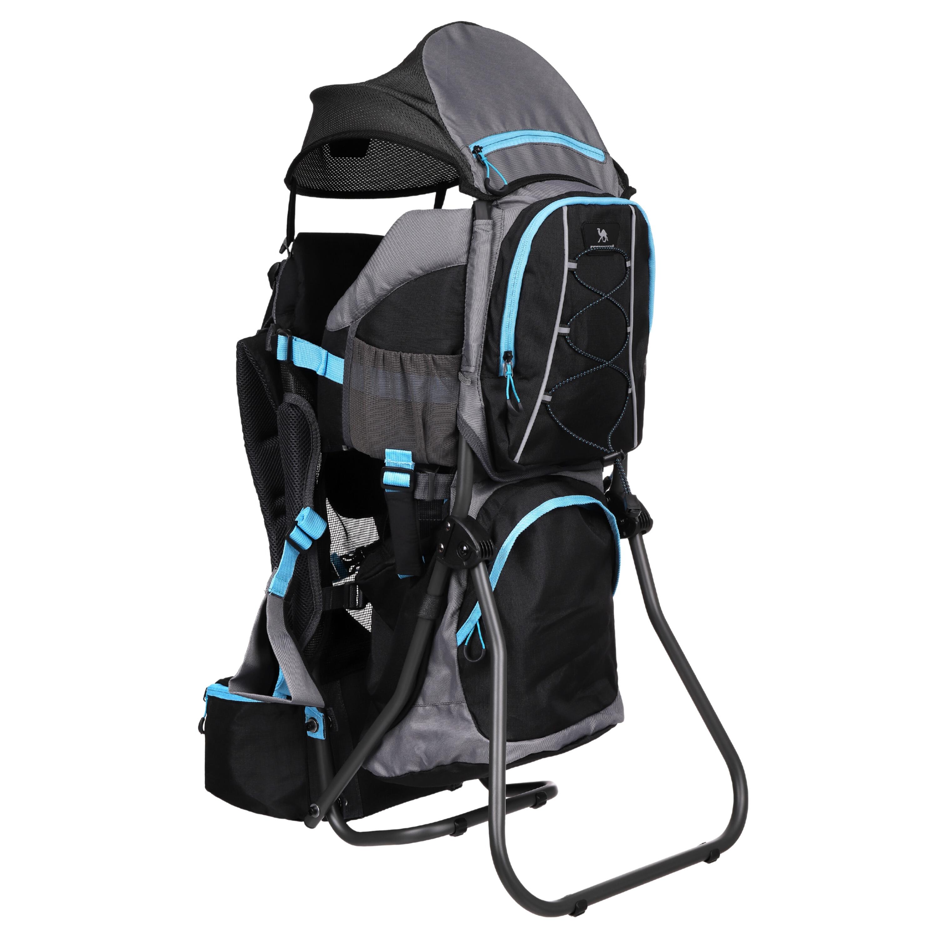 Nosidełko dla dzieci Dromader Wombat z daszkiem i matą do przewijania