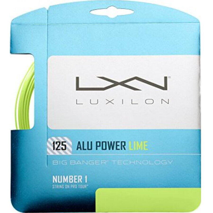 Naciąg tenisowy Luxilon Alu Power 1.25mm limonkowy