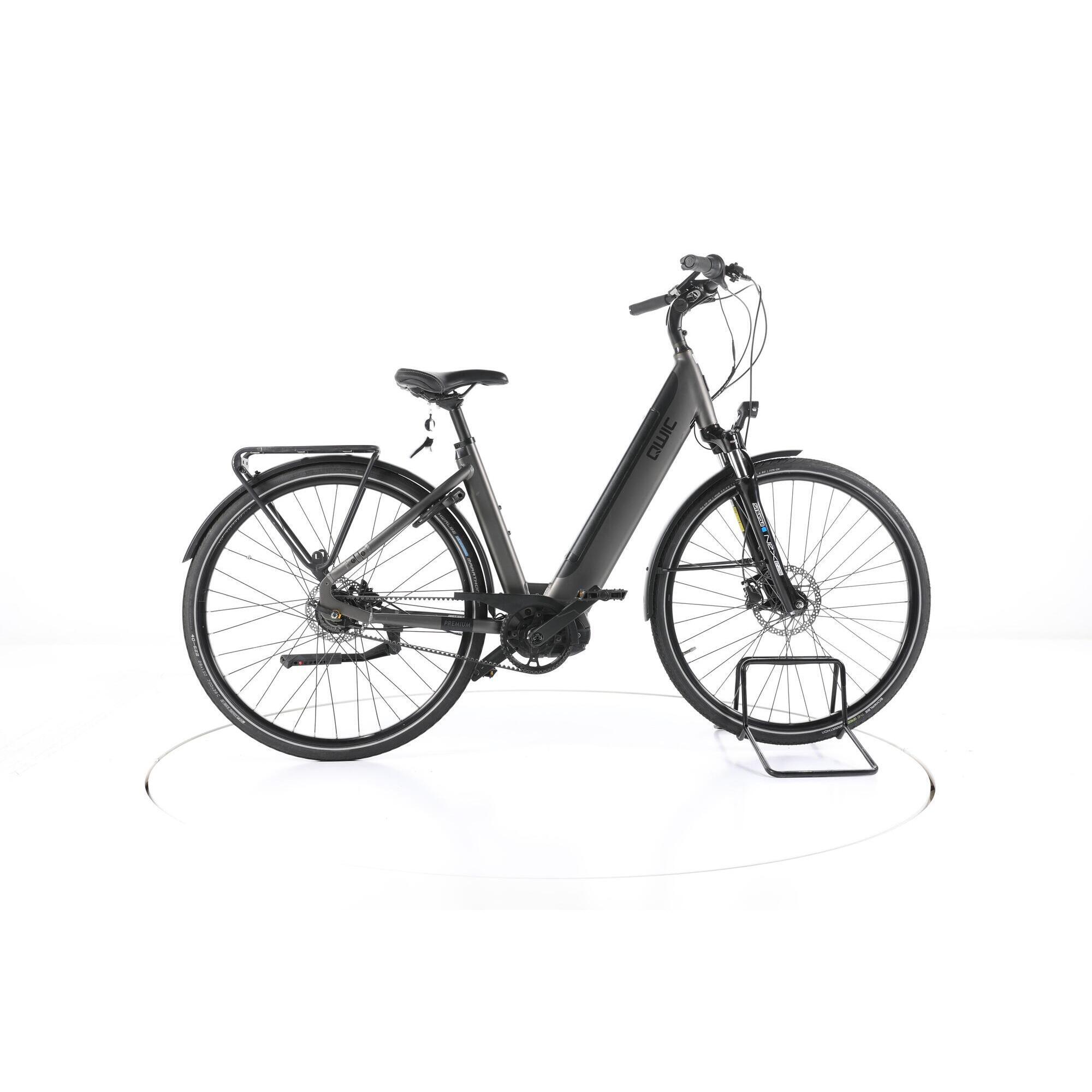 Second Life - QWIC Premium MN7+ City E-Bike Niska rama - Stan dobry