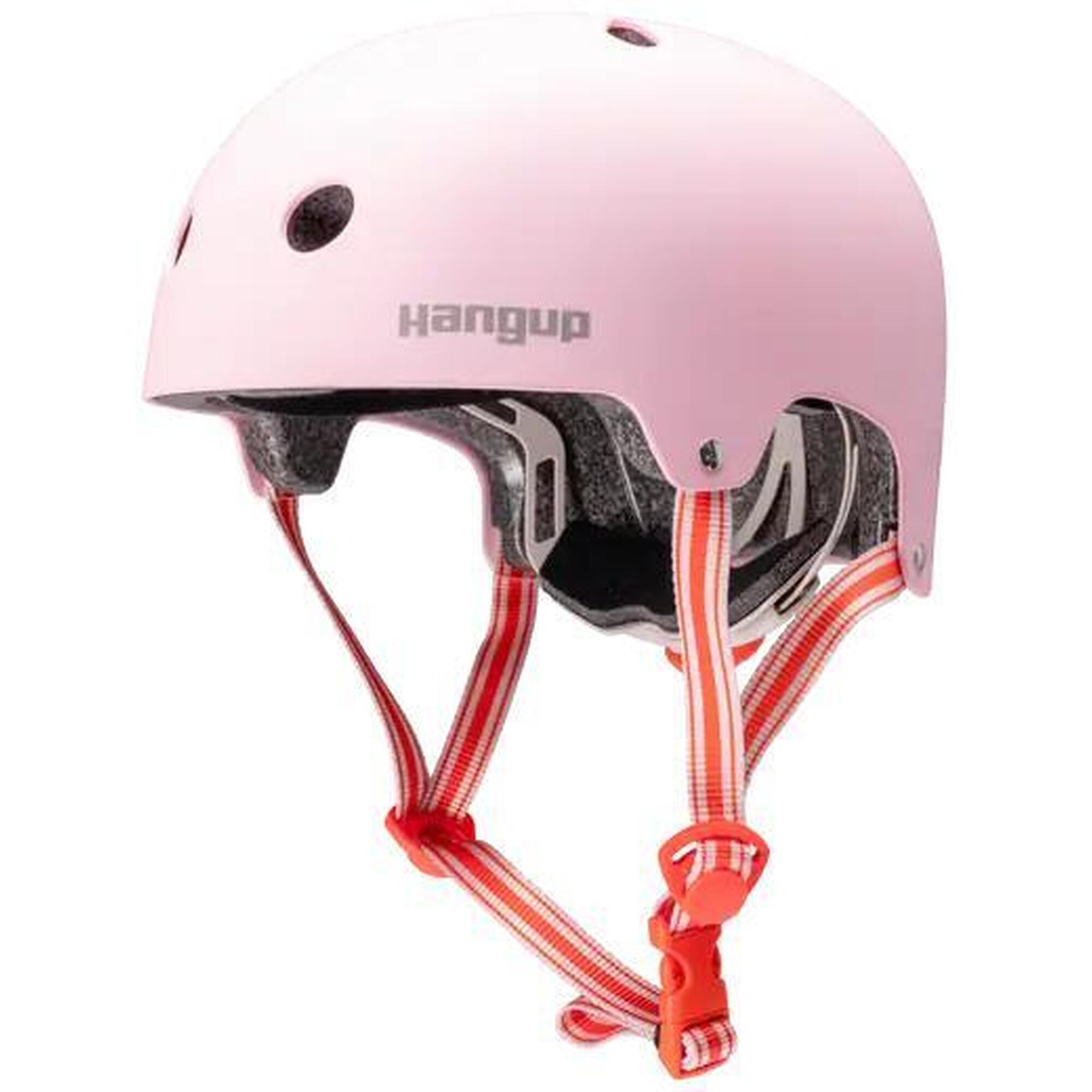 Rolki Kaski HangUp Adjustable Skate Kask - 56-60 - Candy Pink