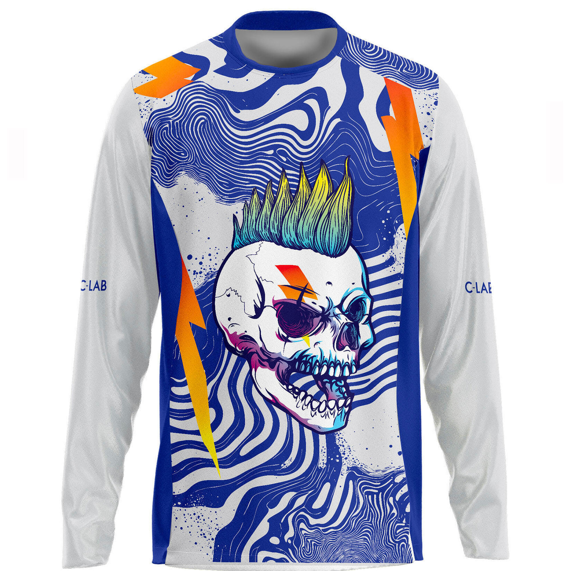 Koszulka MTB Enduro z długim rękawem Punk