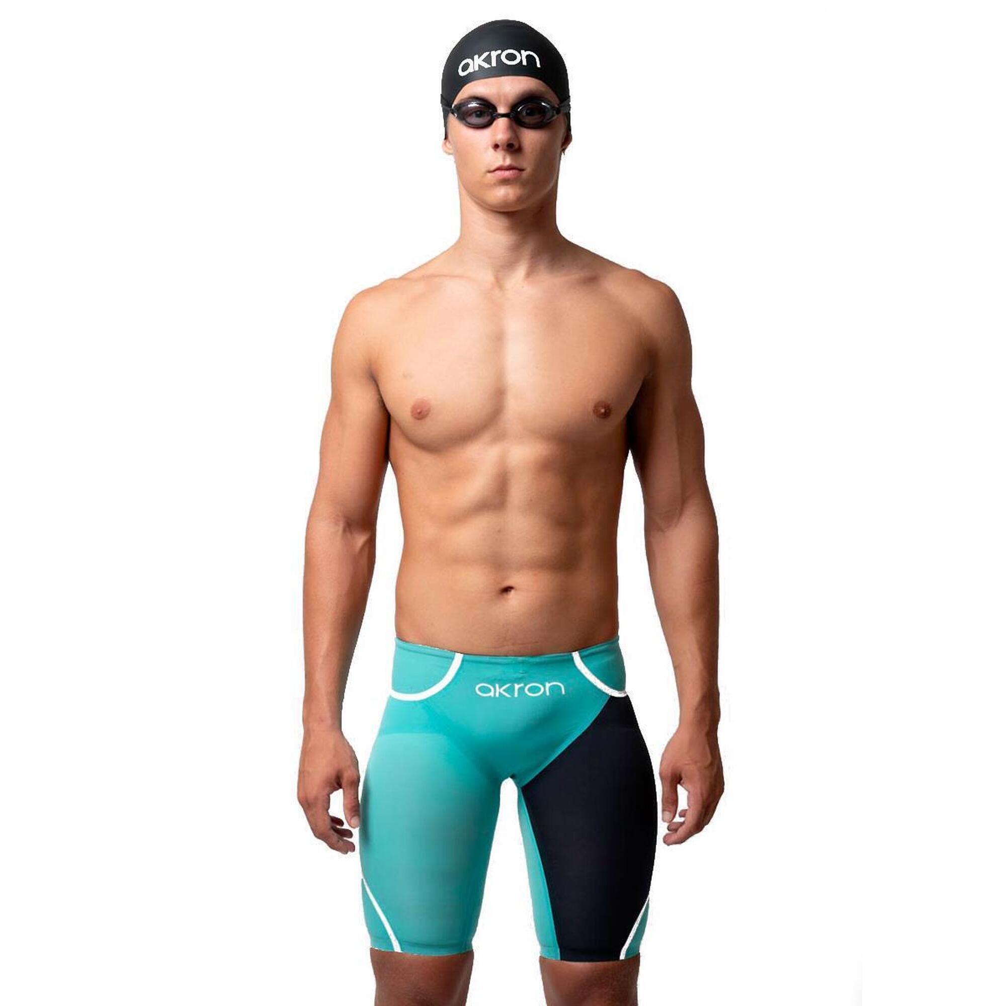 Jammersy Męskie Akron Venom Hero – Tiffany / Granatowe – Rozmiar 20