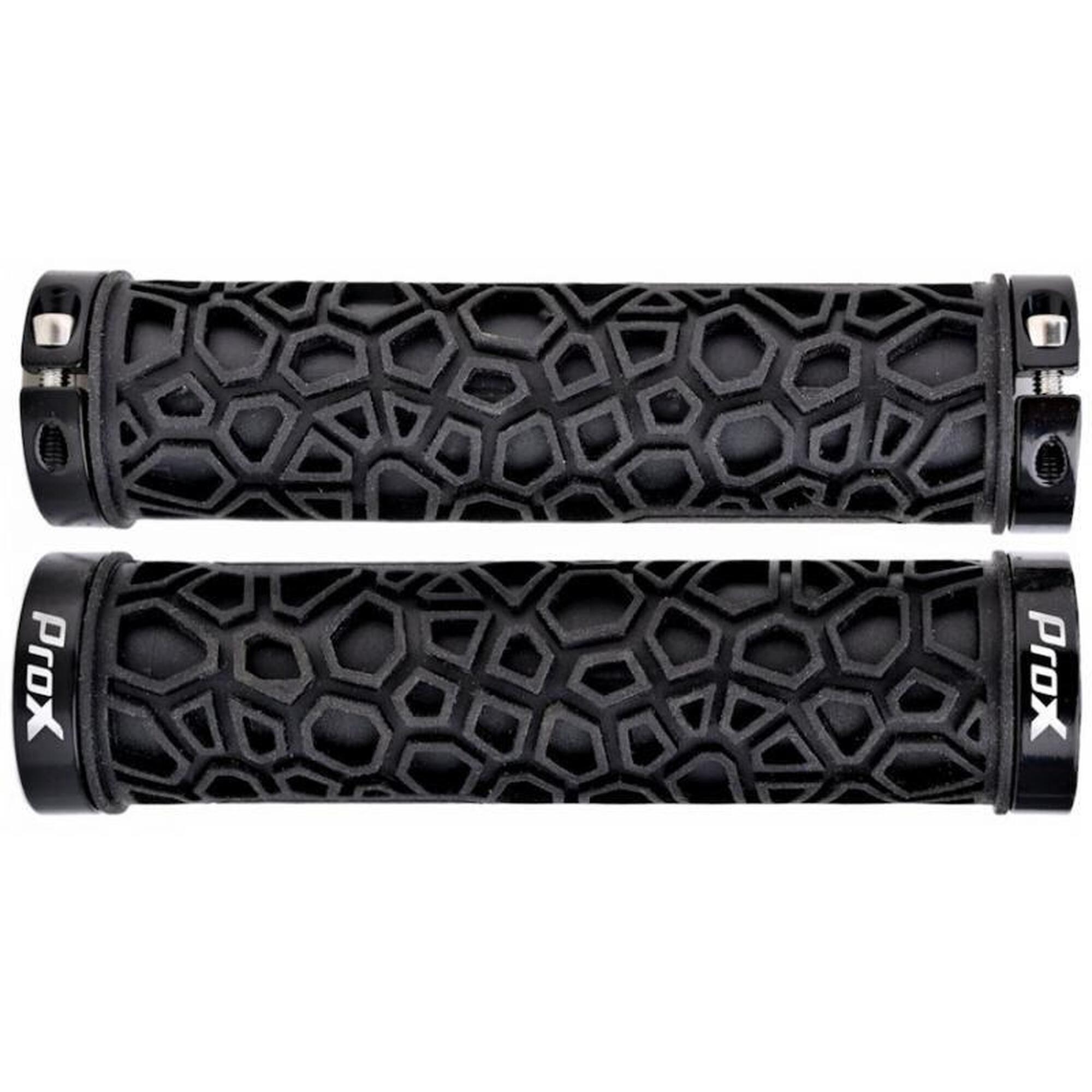 Chwyty rowerowe PROX GP-53 Czarne 130MM Skręcane