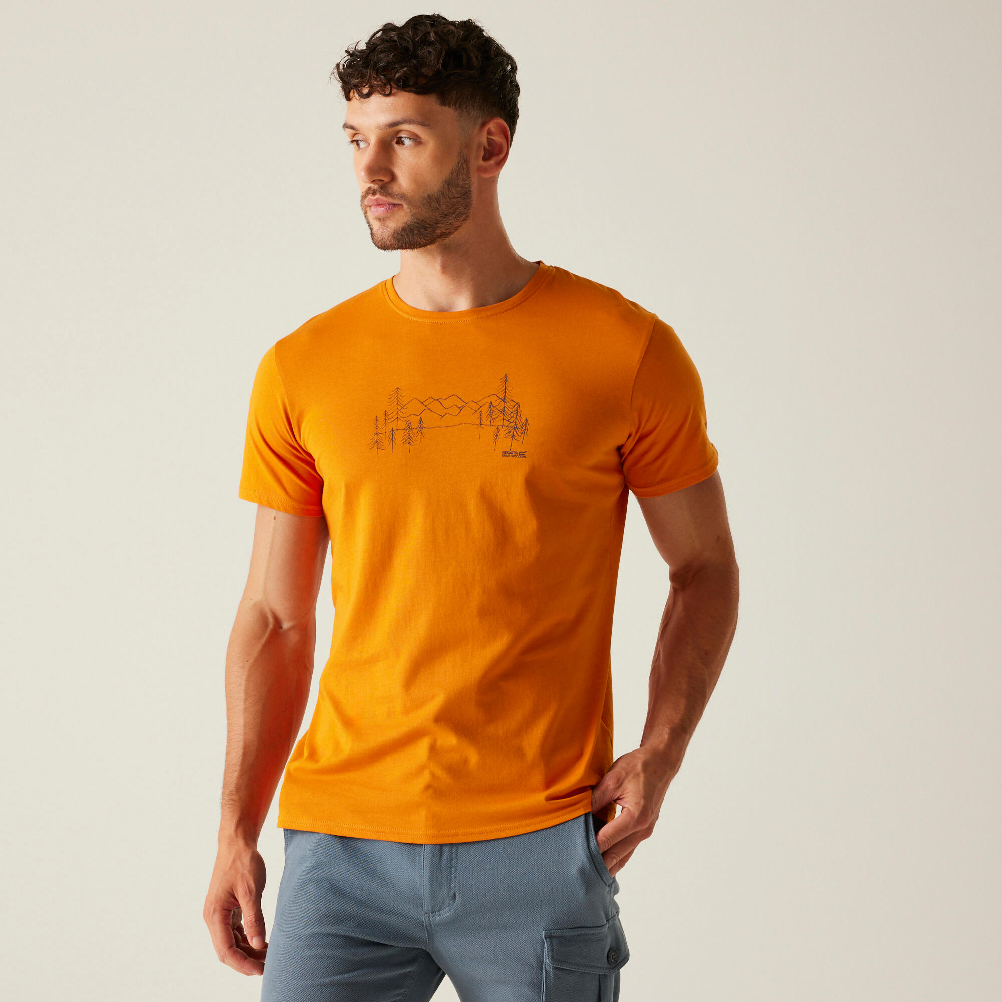 Koszulka turystyczna męska Breezed V