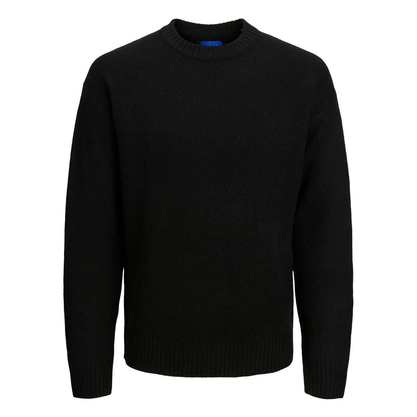 Sweter Jack & Jones Rollie dziany czarny