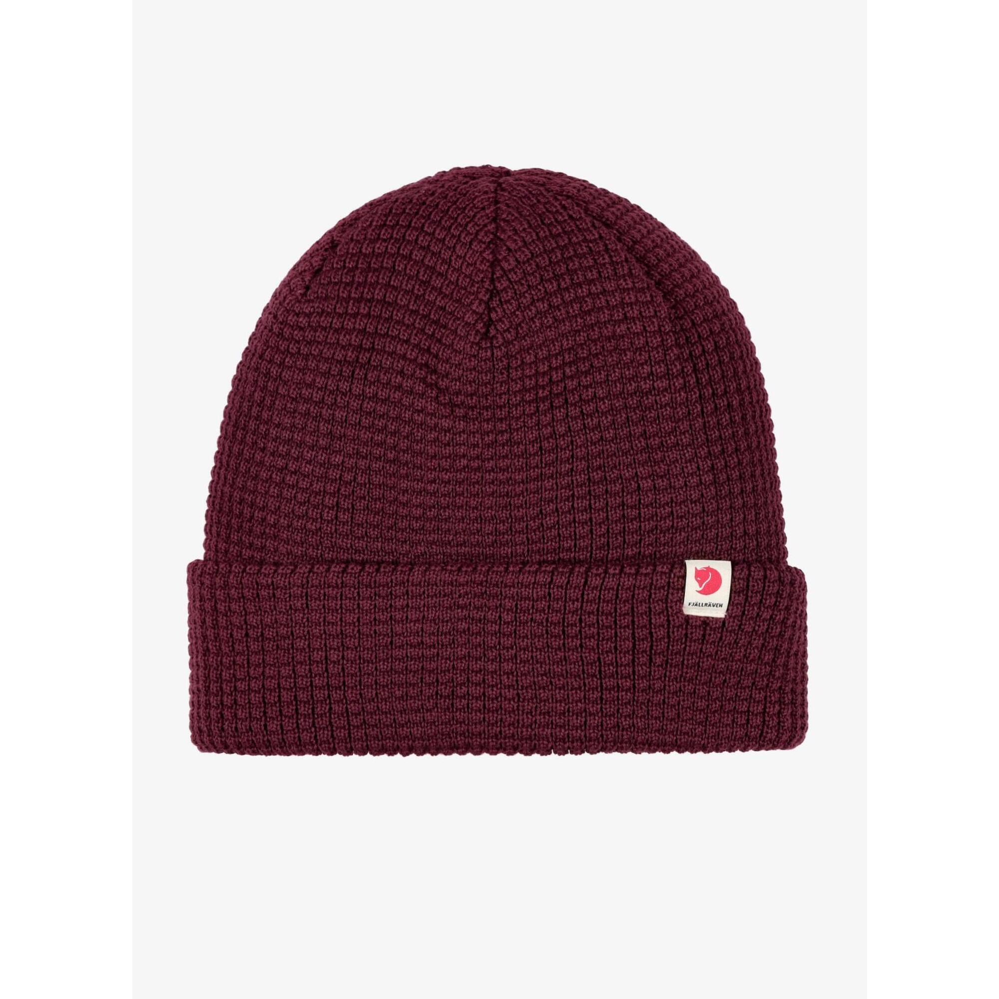 Czapka zimowa Fjallraven Tab Hat - dark garnet
