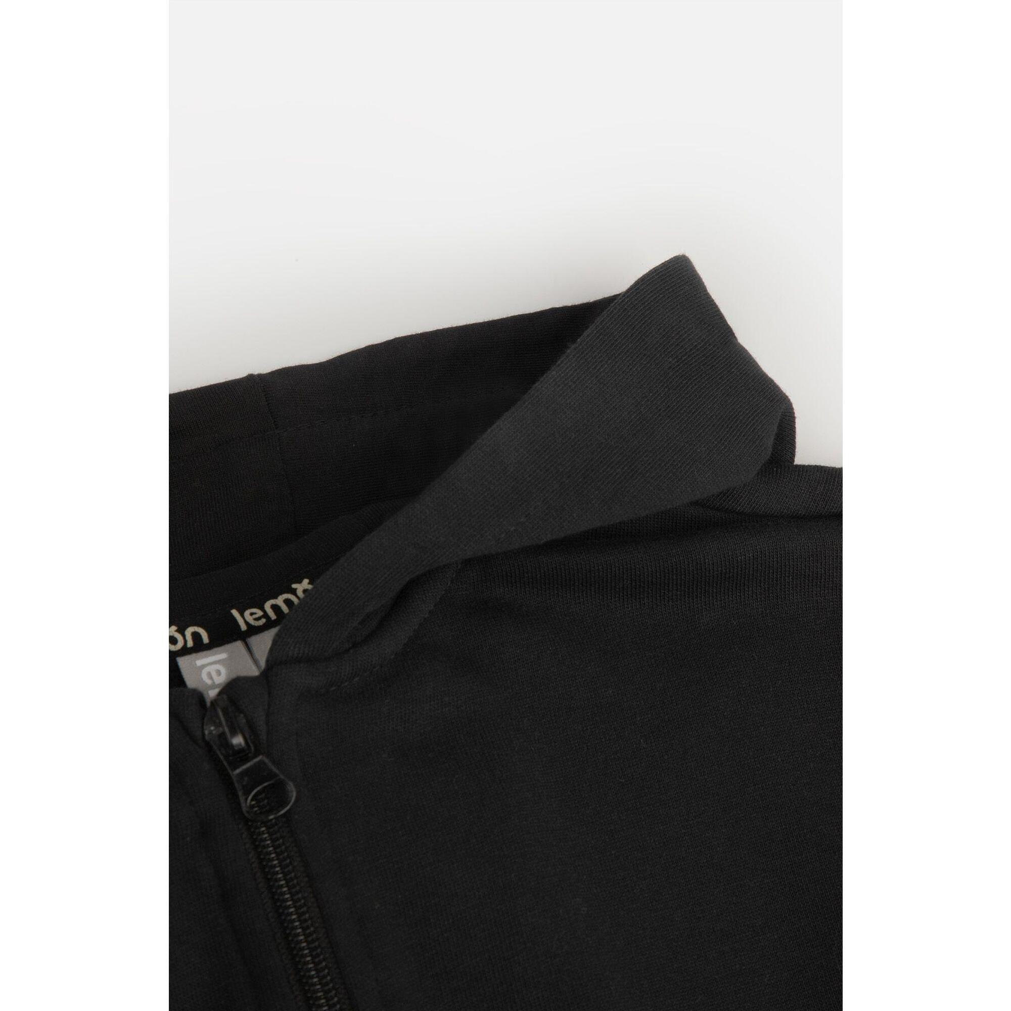 Bluza sportowa dziewczęca czarna Lemon Exlopre ZL3 rozpinana