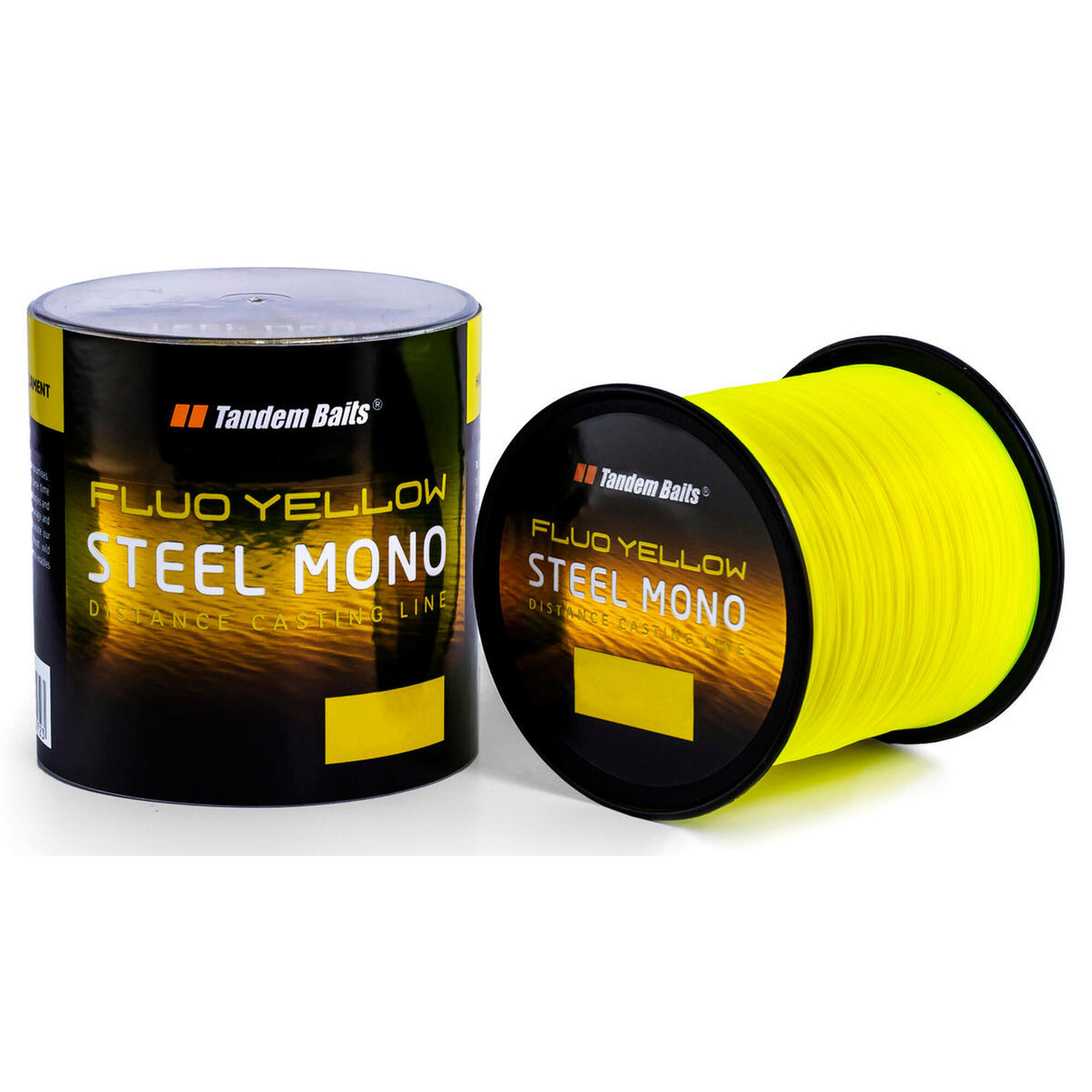 Żyłka Karpiowa Steel Mono Fluo żółta 1200 m / 0,35 mm / 2 szt