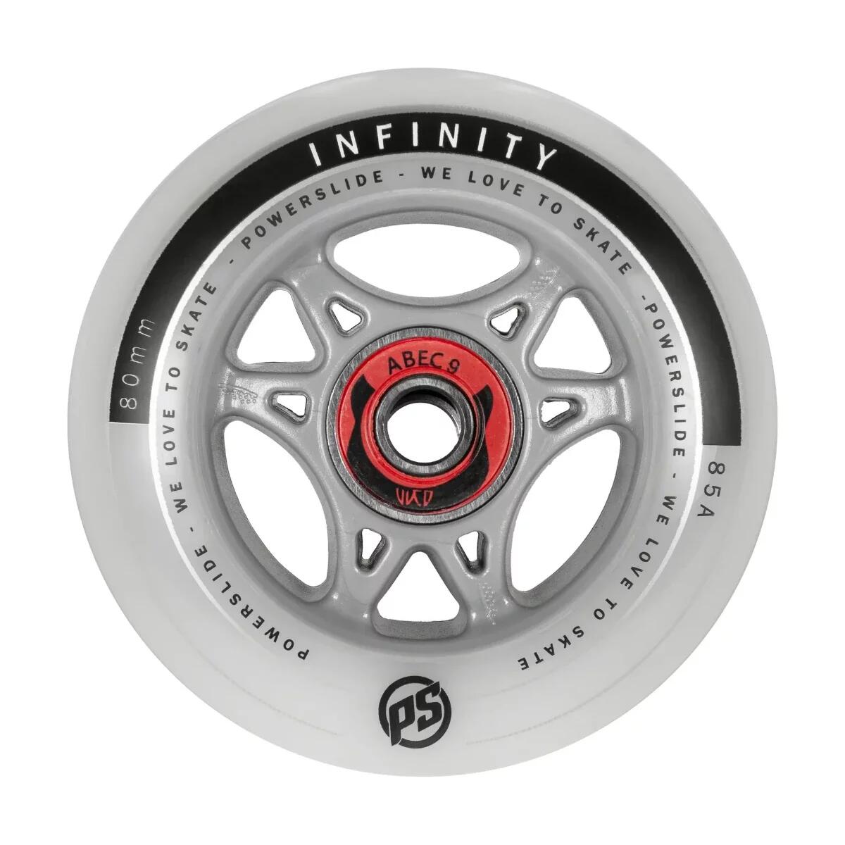 Kółka Powerslide Infinity 80 RTR ABEC9/Spacer 4-pack