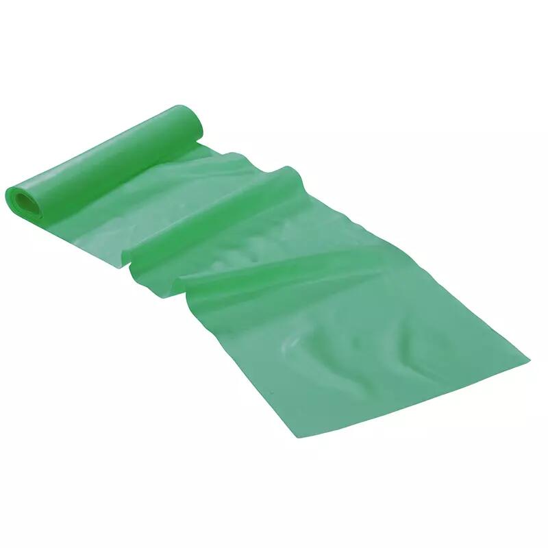 Taśma fitness Trendy Limite Band 2,5 m x 15 cm, zielona, średnia.