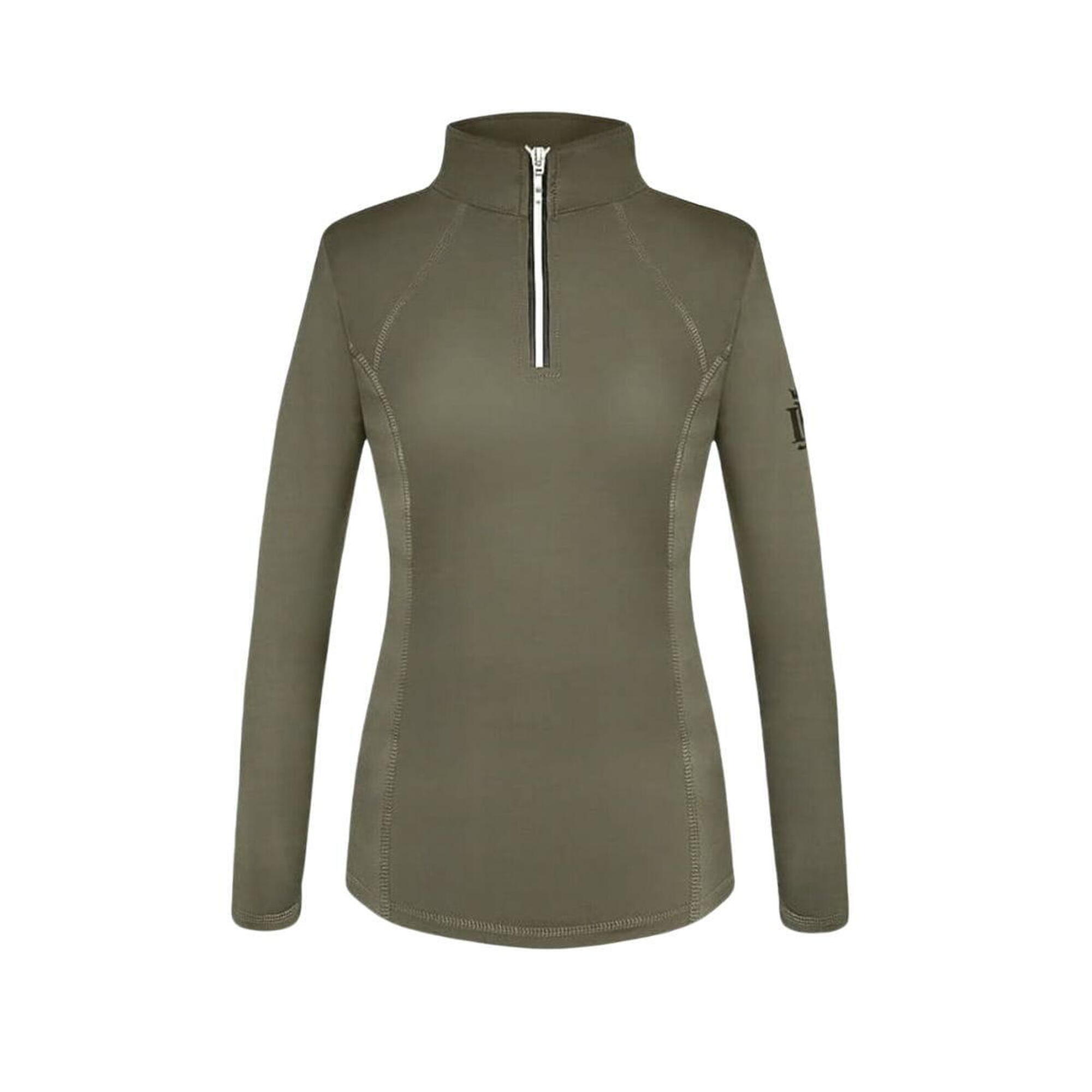 Bluzka techniczna do jazdy konnej JD ATTACK Cecile z długim rękawem