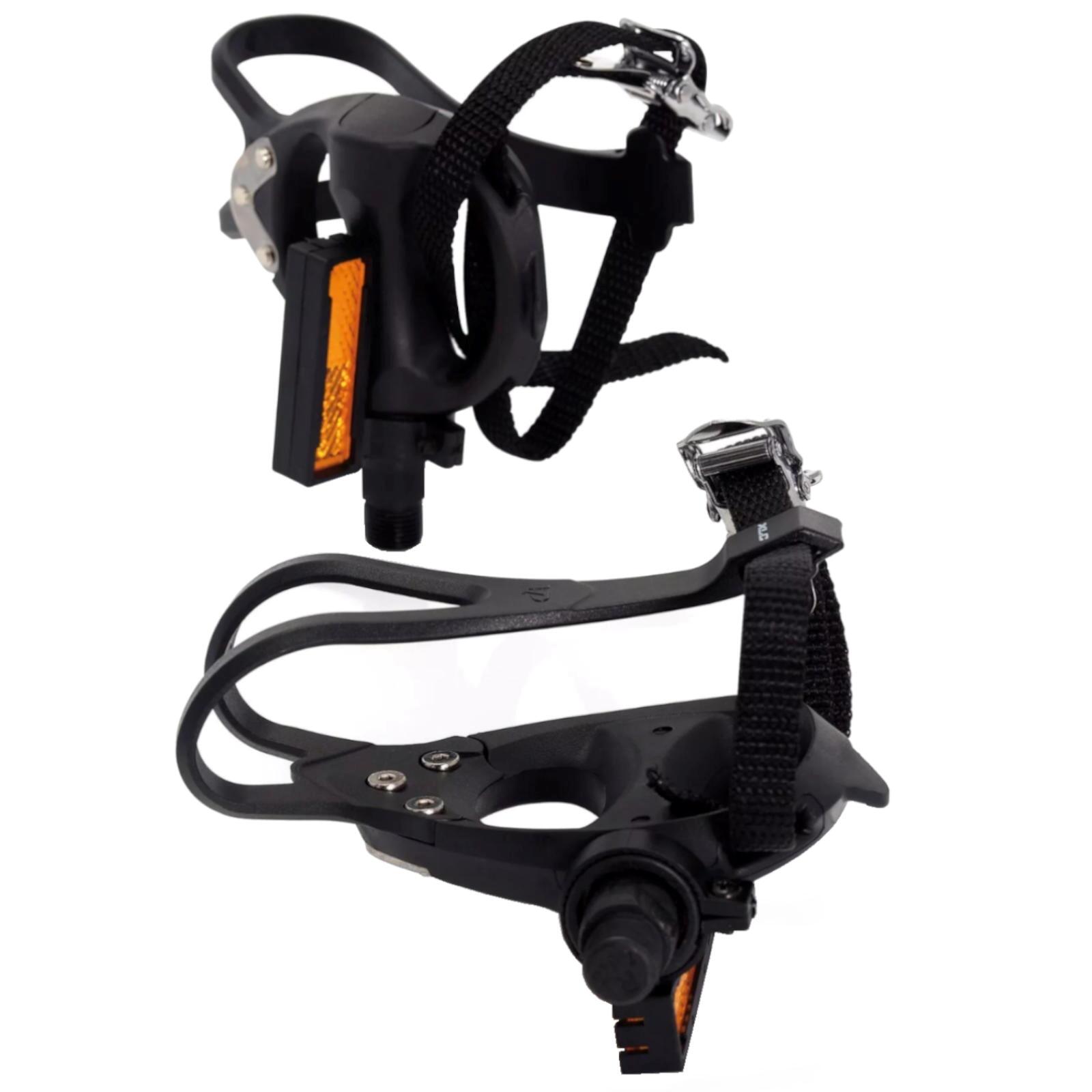 Pedały z paskami szosowymi XLC PD-R01