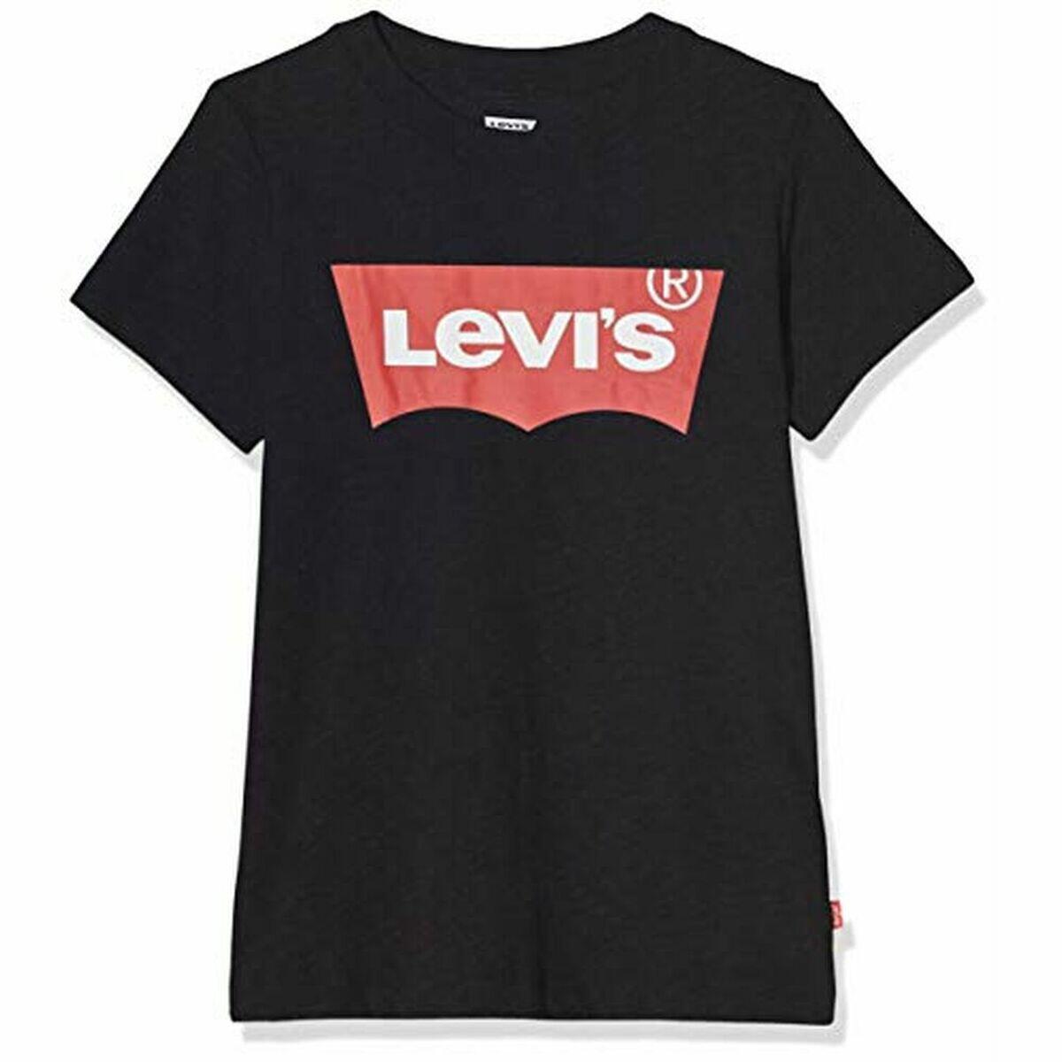 Koszulka z krótkim rękawem Dziecięca Fitness Levi's 8157 Czarny