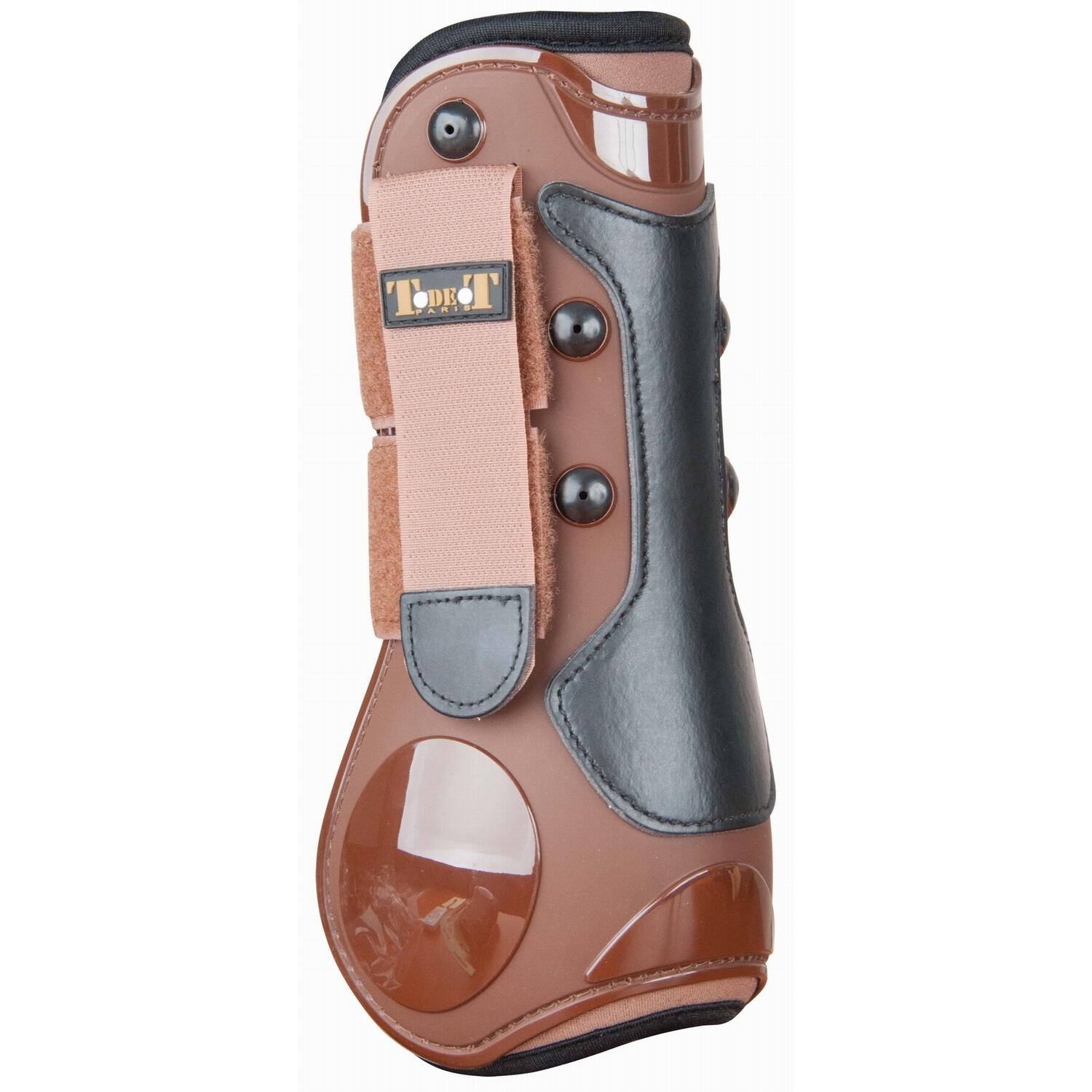 Osłony na kopyta dla koni z powłoką i skórą T de T