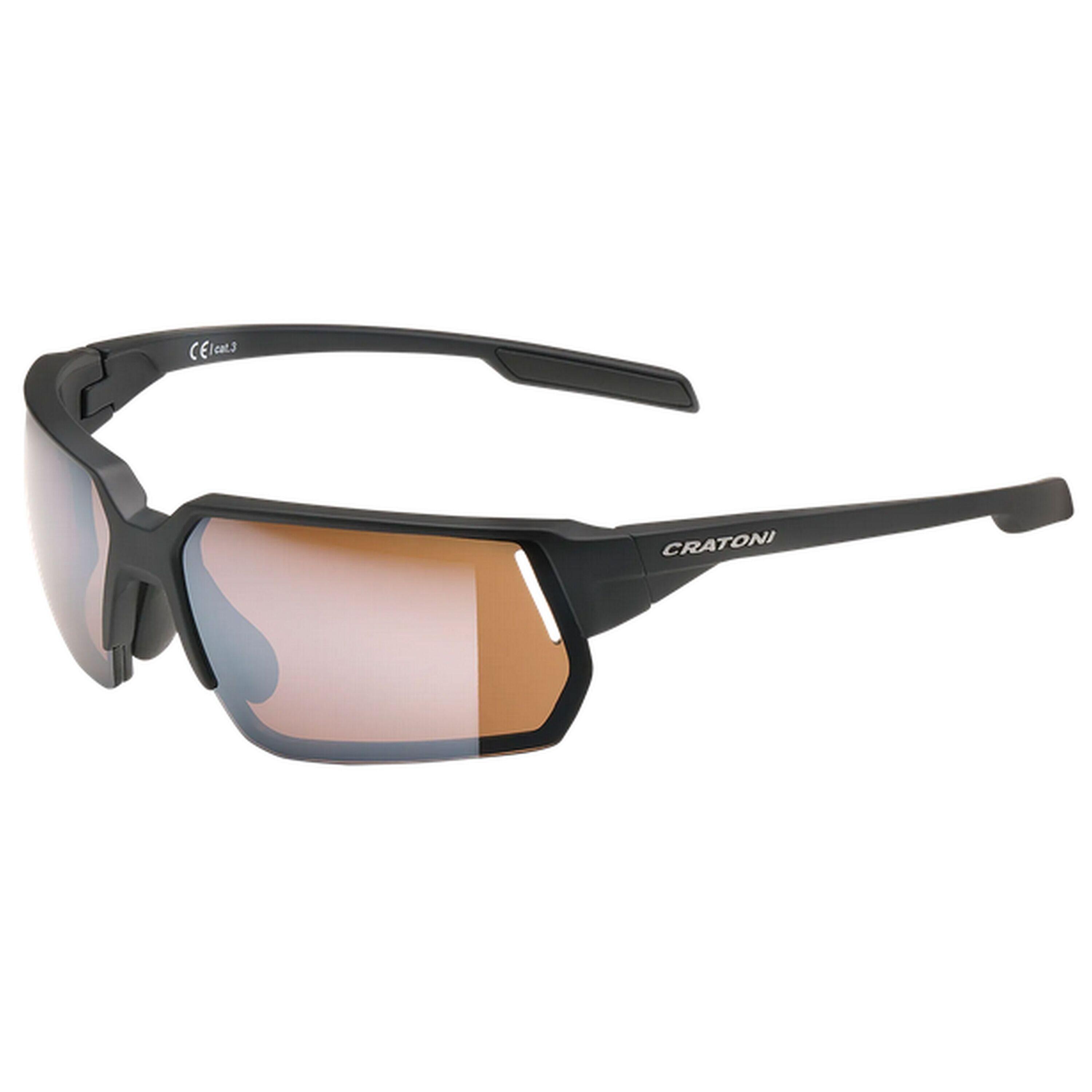 Kolarskie okulary przeciwsłoneczne C-Lite Colour+ Sport, czarne